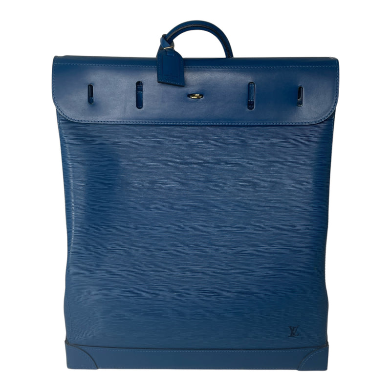 LOUIS VUITTON/Bag/FREE/Leather/BLU/STEAMER BAG