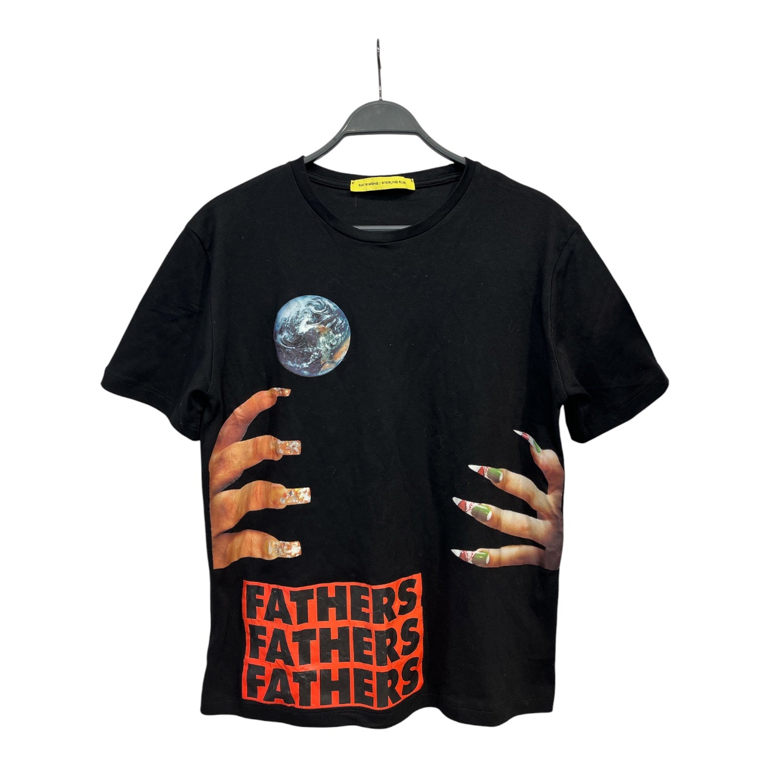 RAF SIMONS/T-Shirt/L/Cotton/BLK/sterling ruby fathers tee FW14 view 1