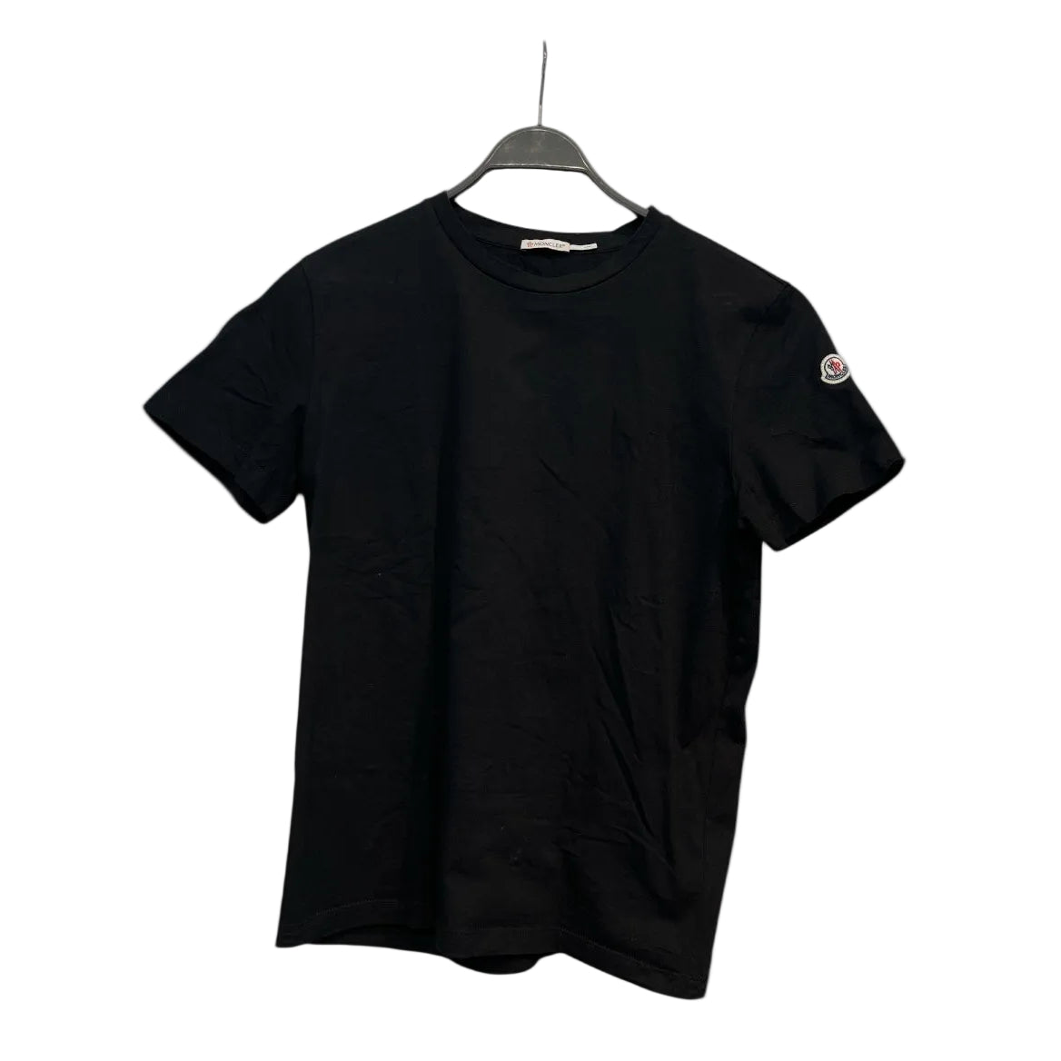 MONCLER/T-Shirt/L/Cotton/BLK/blank tee view 1