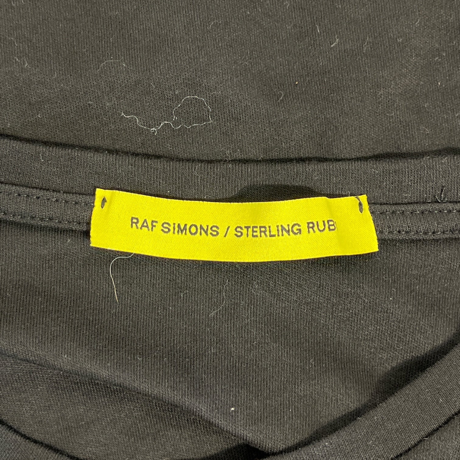 RAF SIMONS/T-Shirt/L/Cotton/BLK/sterling ruby fathers tee FW14 view 3