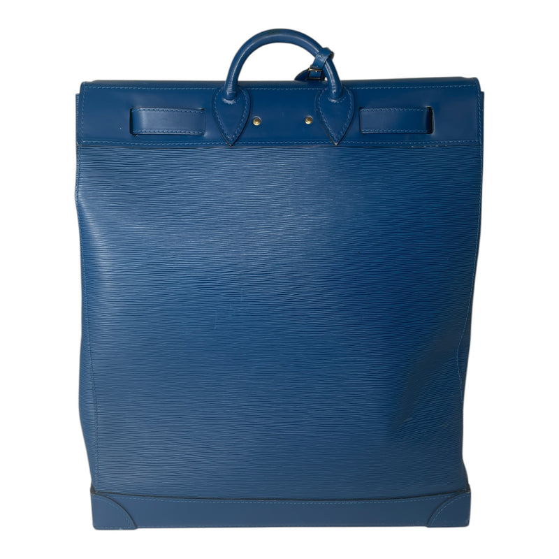 LOUIS VUITTON/Bag/FREE/Leather/BLU/STEAMER BAG