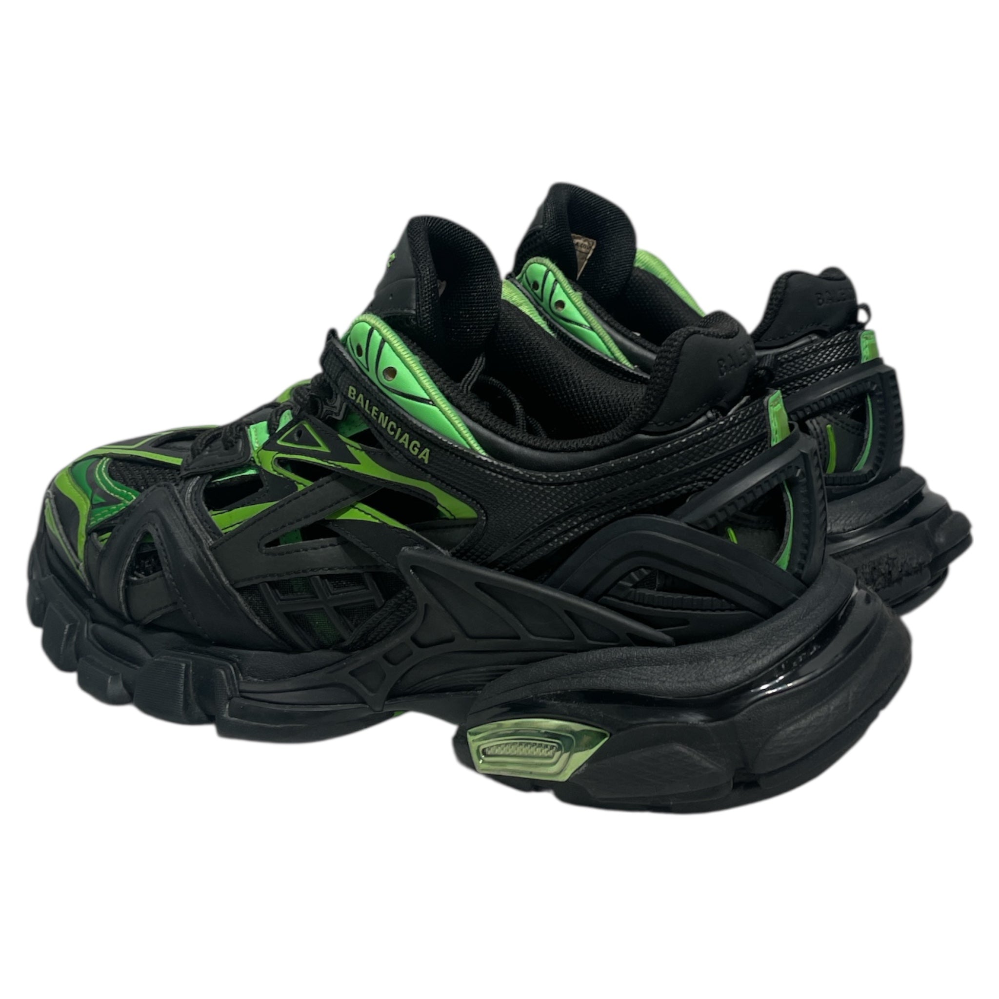 BALENCIAGA/Low-Sneakers/EU 40/BLK/Track 2 BLK/GRN view 2