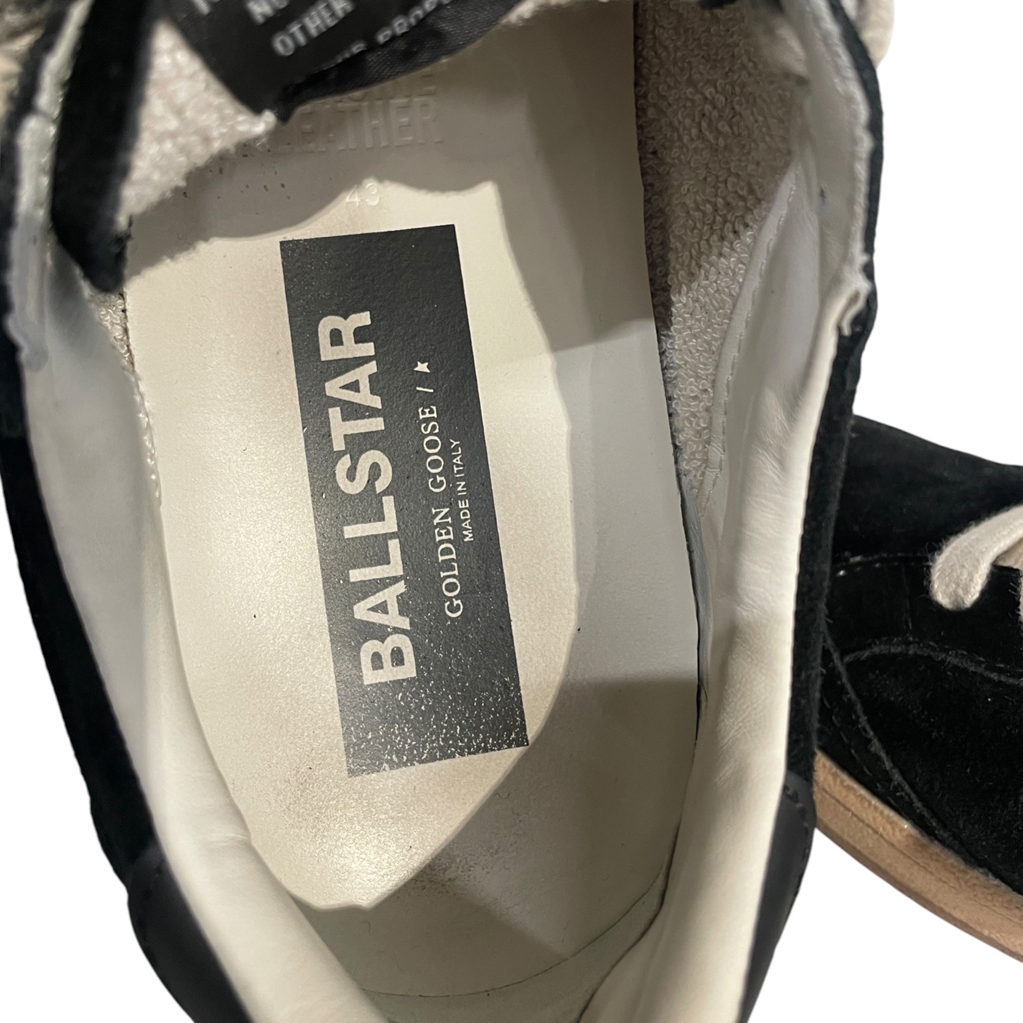 GOLDEN GOOSE/Low-Sneakers/EU 45/BLK/Ball Star view 3