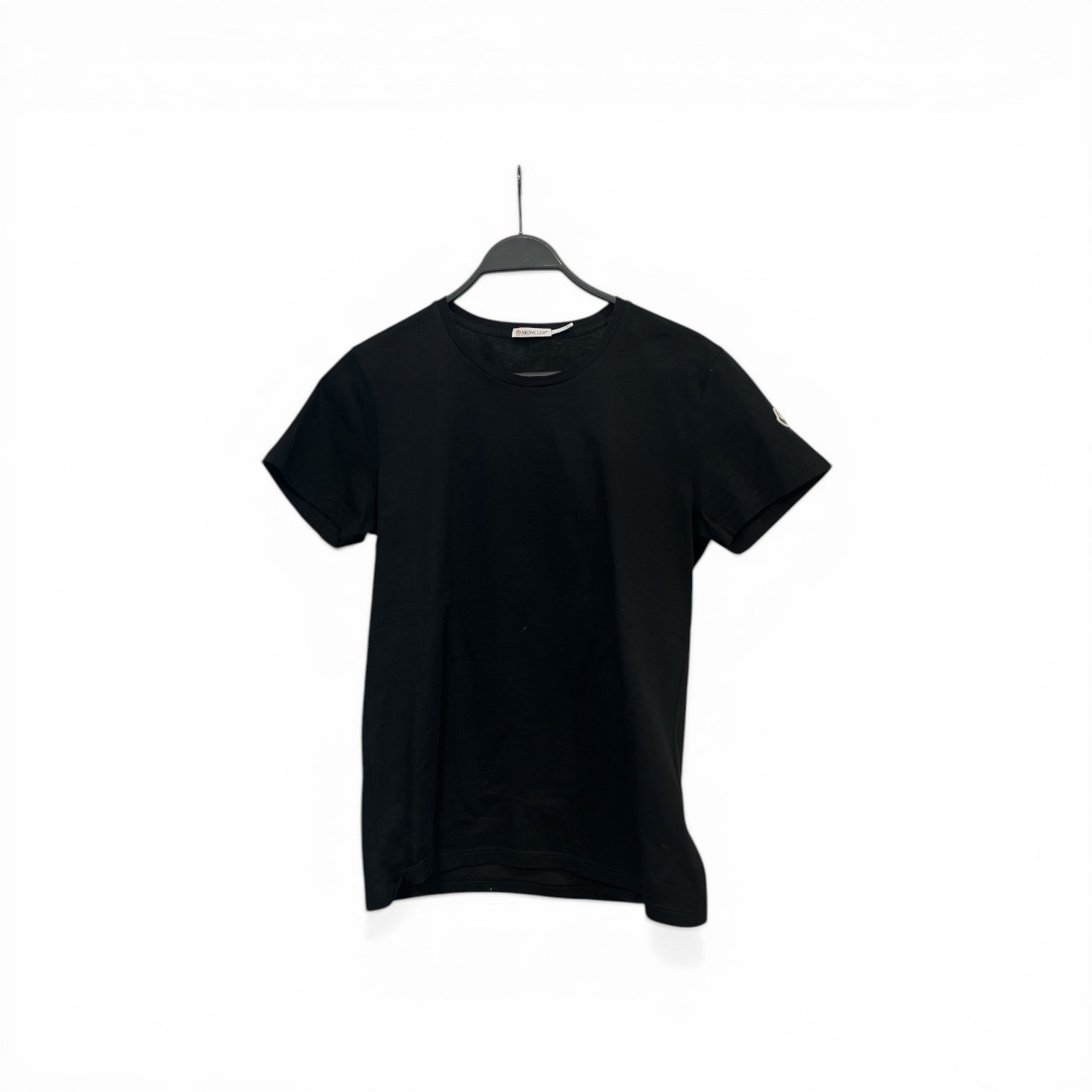 MONCLER/T-Shirt/L/Cotton/BLK/blank tee view 1