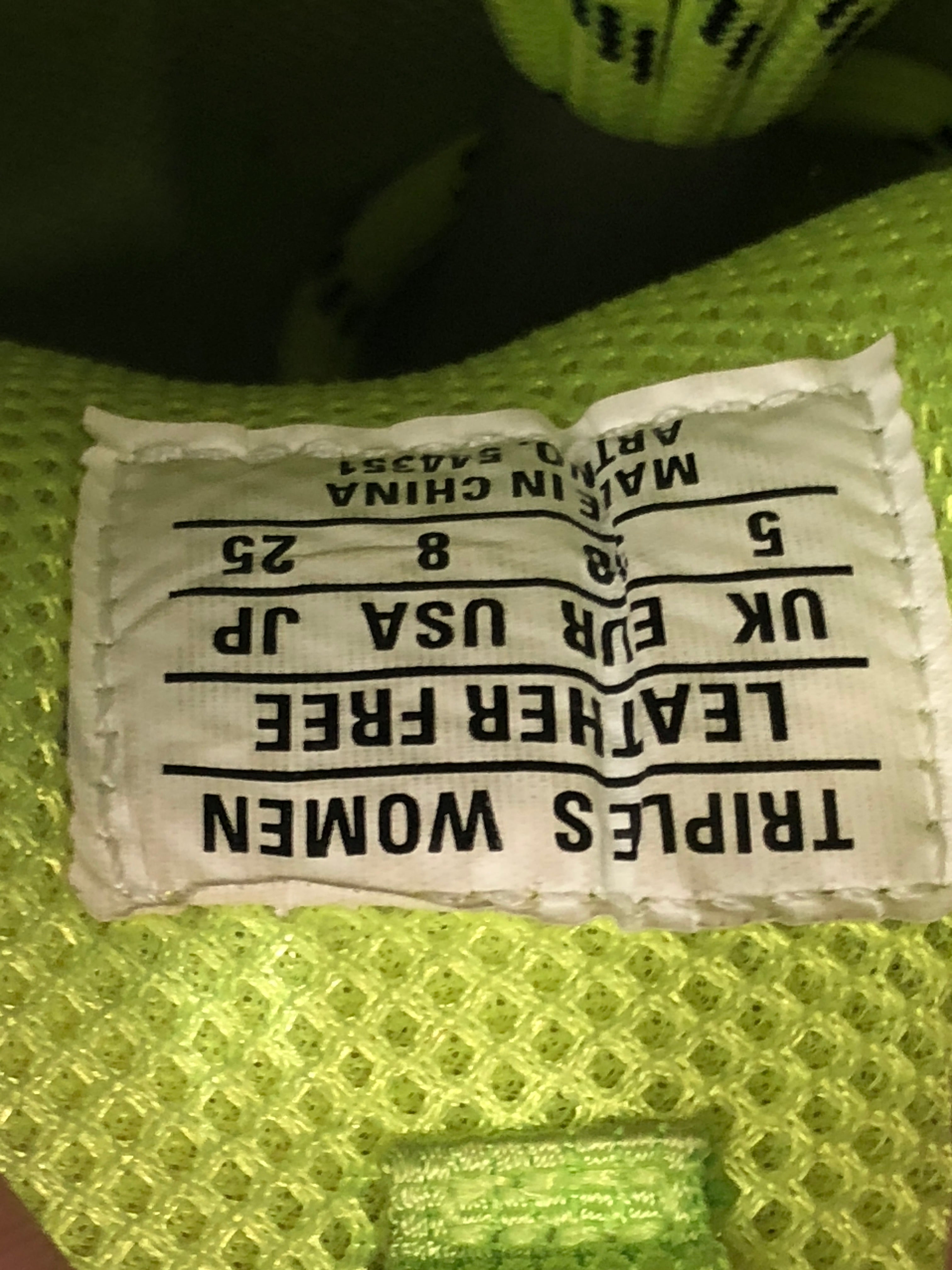 BALENCIAGA/Low-Sneakers/EU 38/GRN/NEON GREEN TRIPLE S view 6