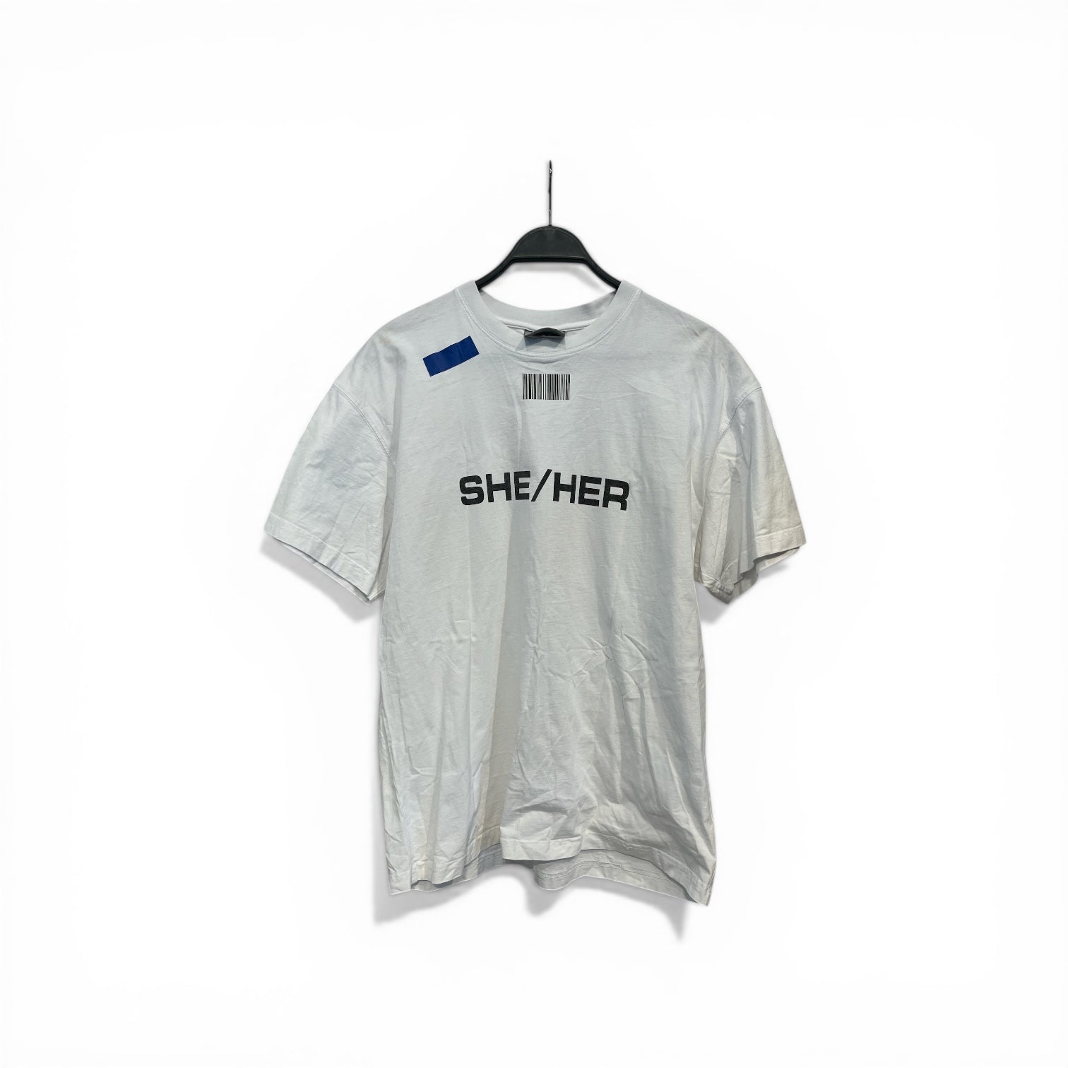 VTMNTS/T-Shirt/M/Cotton/WHT/she/her view 1