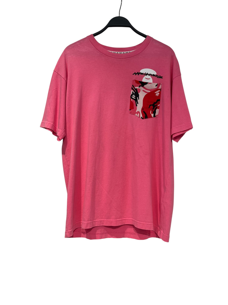 AAPE BY A BATHING APE/T-Shirt/L/Cotton/PNK/