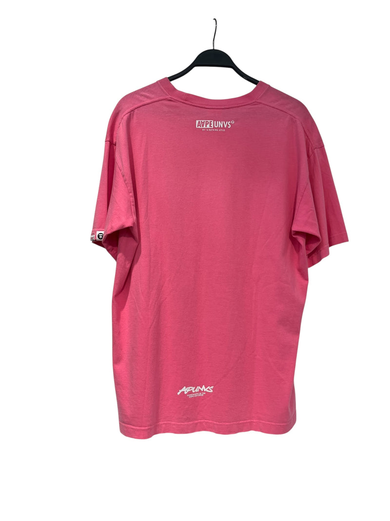 AAPE BY A BATHING APE/T-Shirt/L/Cotton/PNK/