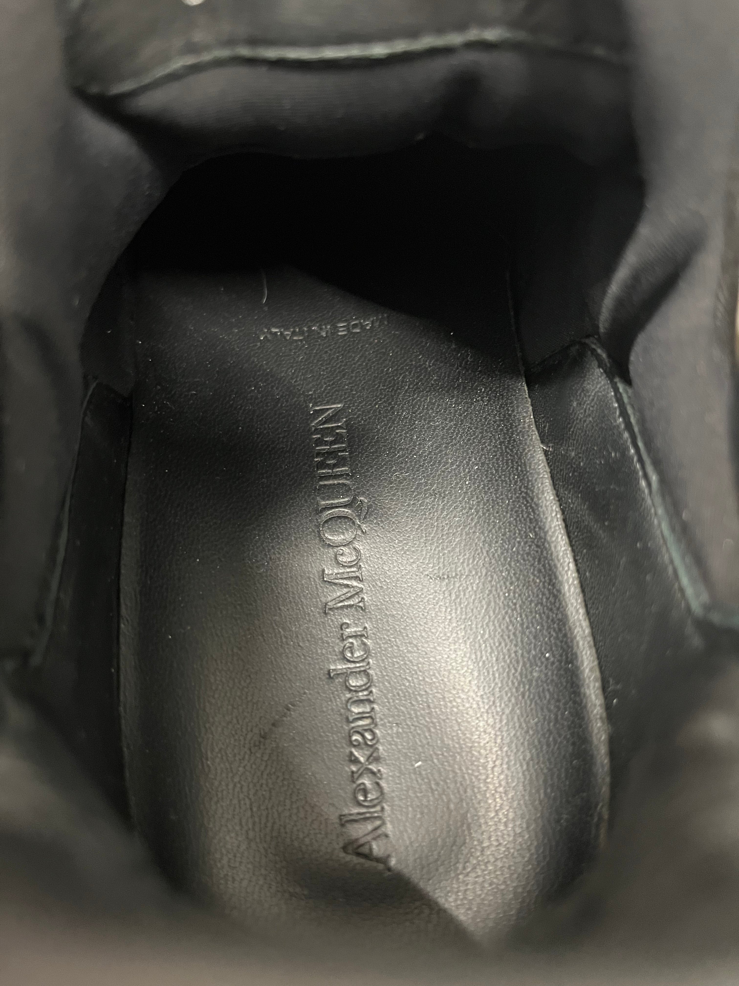 Alexander McQueen/Low-Sneakers/EU 39/Cotton/BLK/604281 39J view 3