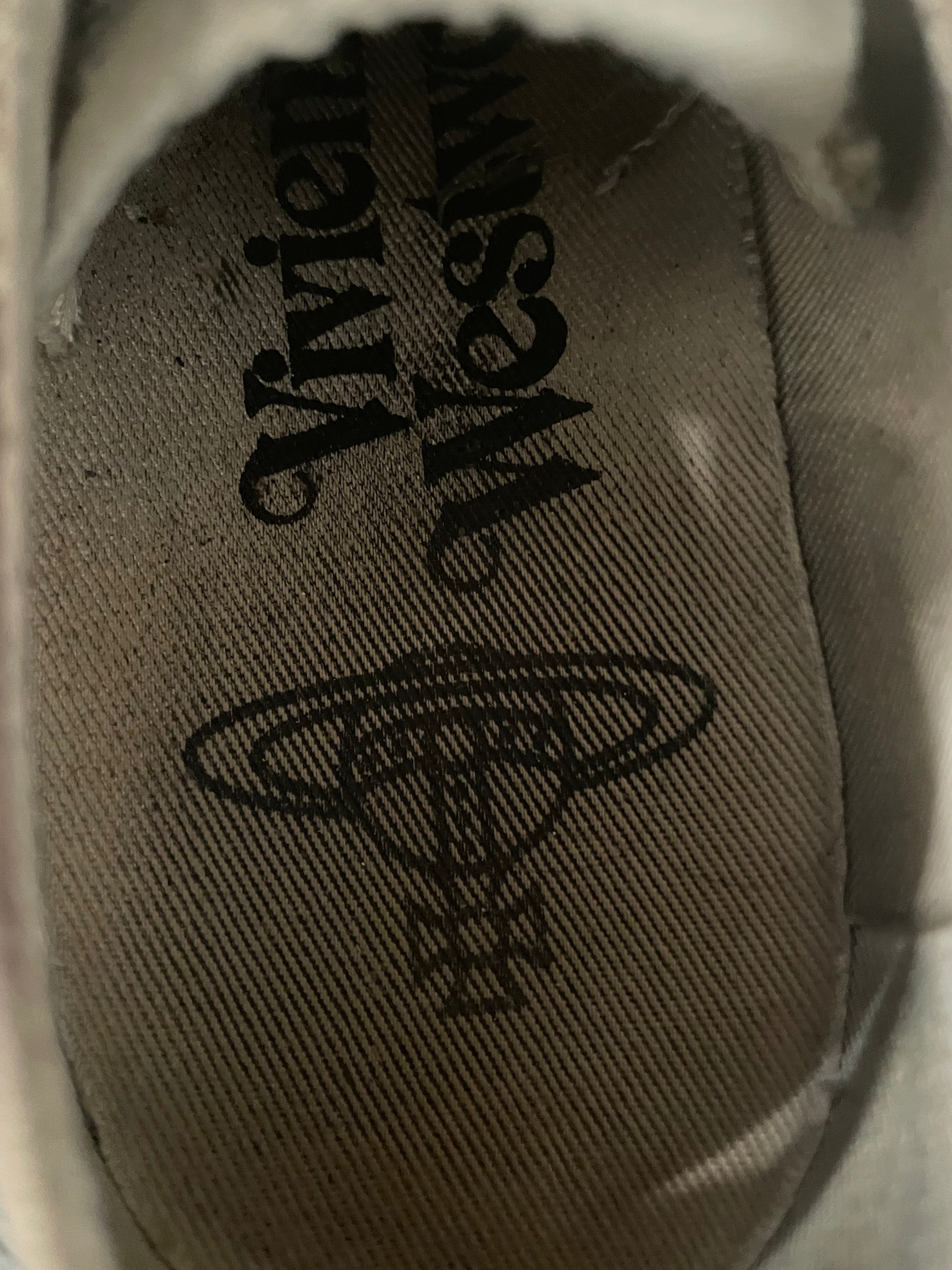 Vivienne Westwood/Low-Sneakers/Graphic/Cotton/BEG/PURPLE SPRAYPAINT view 3