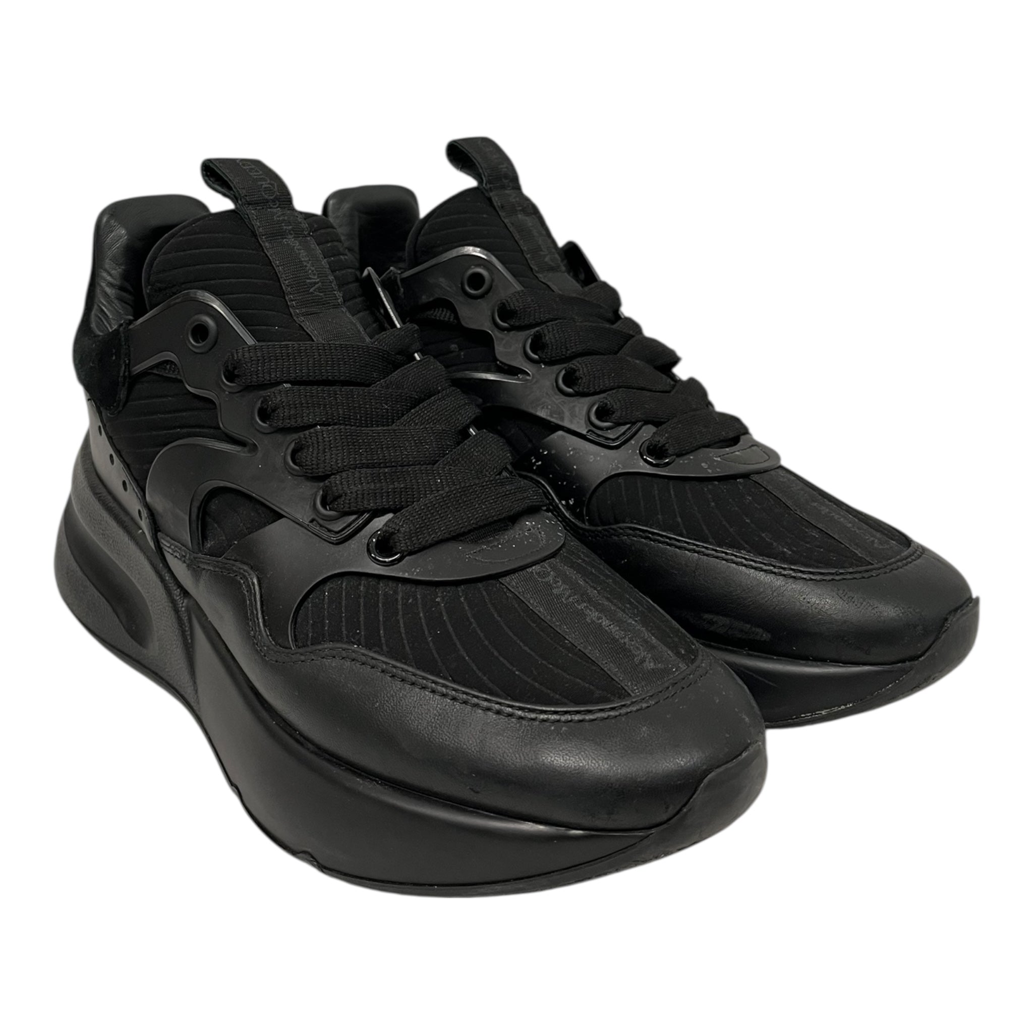 Alexander McQueen/Low-Sneakers/EU 39/Cotton/BLK/604281 39J view 1