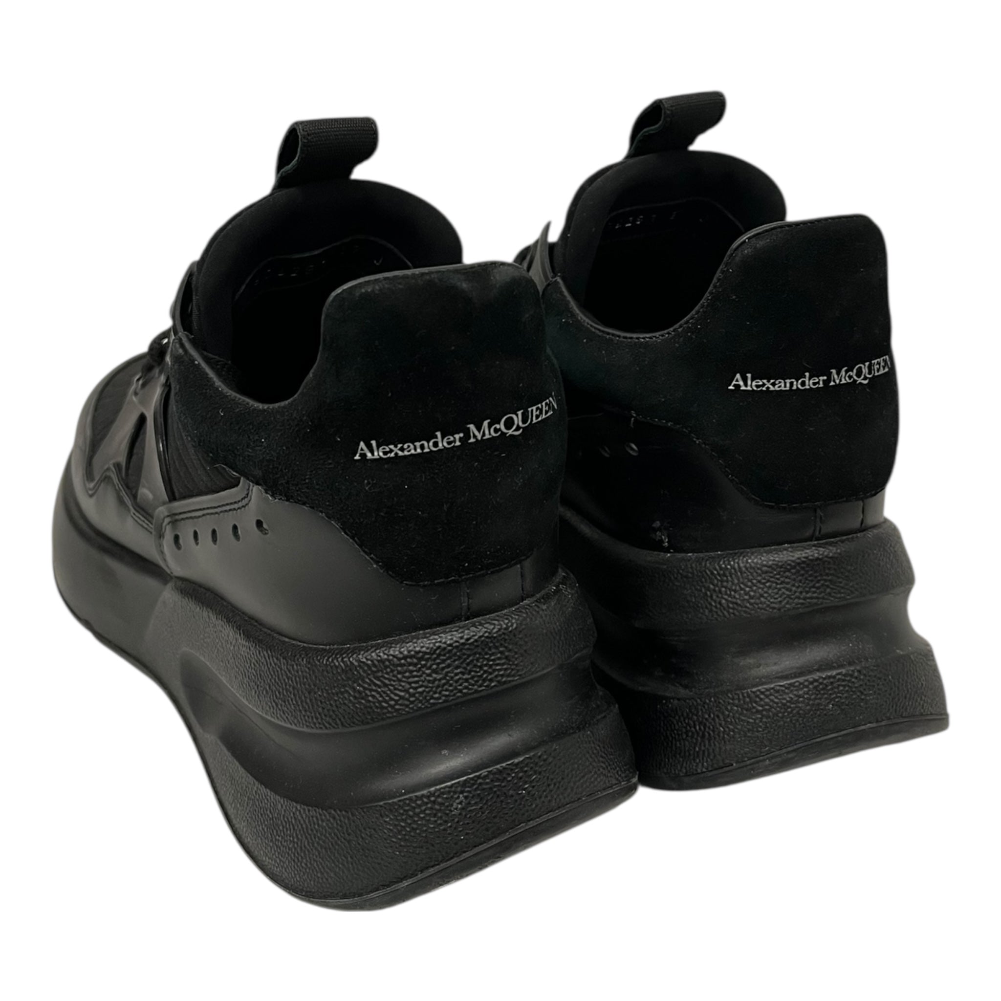 Alexander McQueen/Low-Sneakers/EU 39/Cotton/BLK/604281 39J view 2