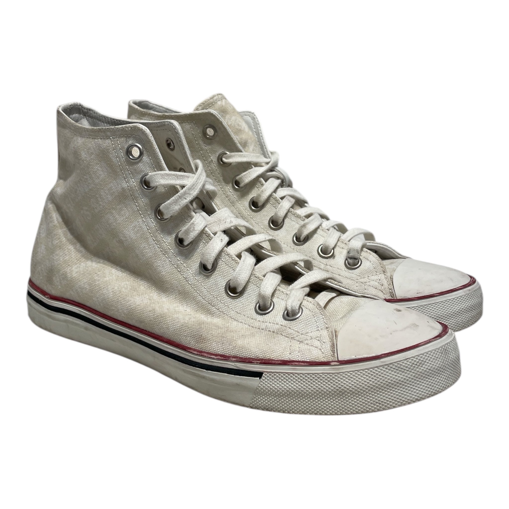 VETEMENTS/Hi-Sneakers/EU 42/All Over Print/CRM/Emoji Kissy Face Converse view 1