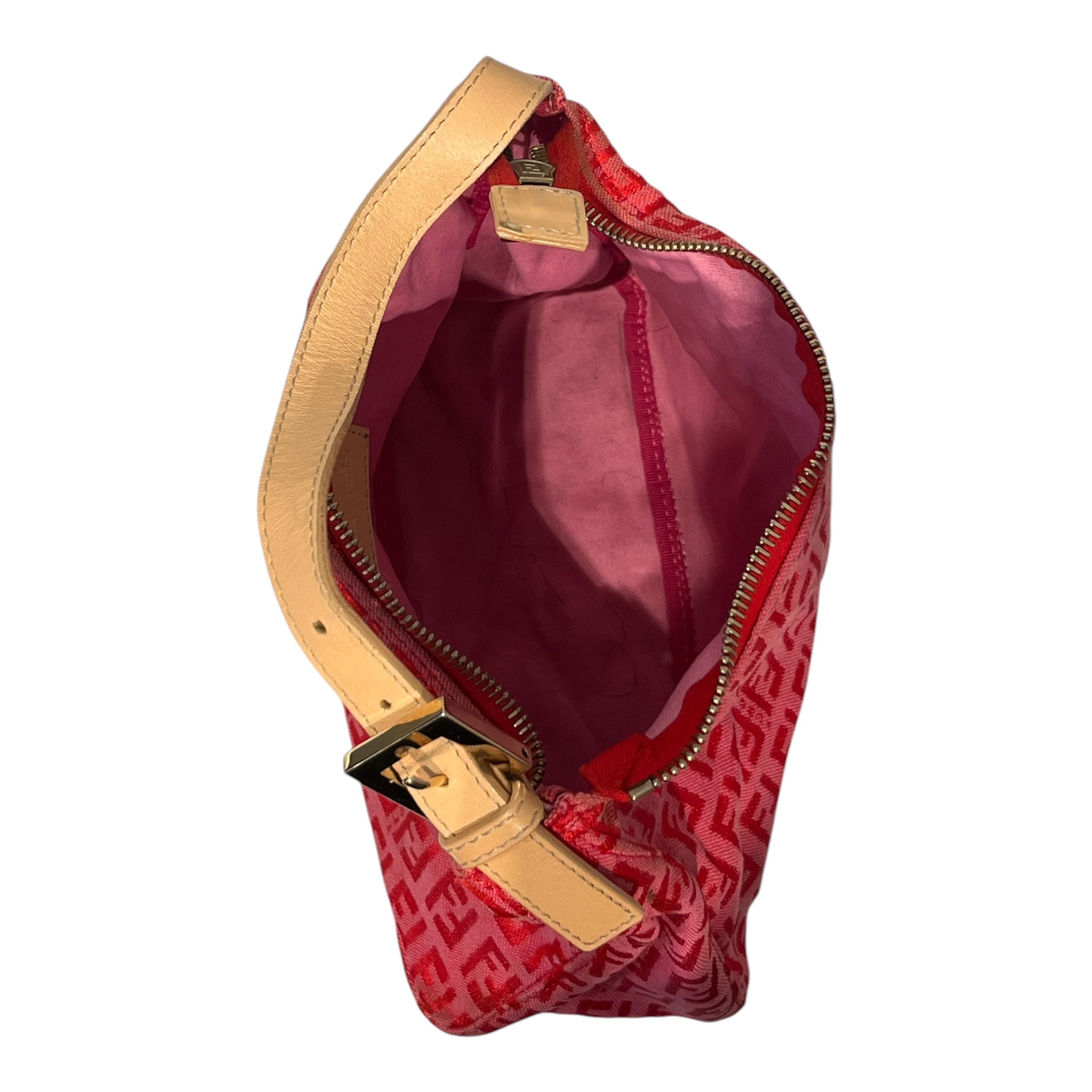 FENDI/Bag/Monogram/Cotton/RED/23728N zucchino canvas bag view 4