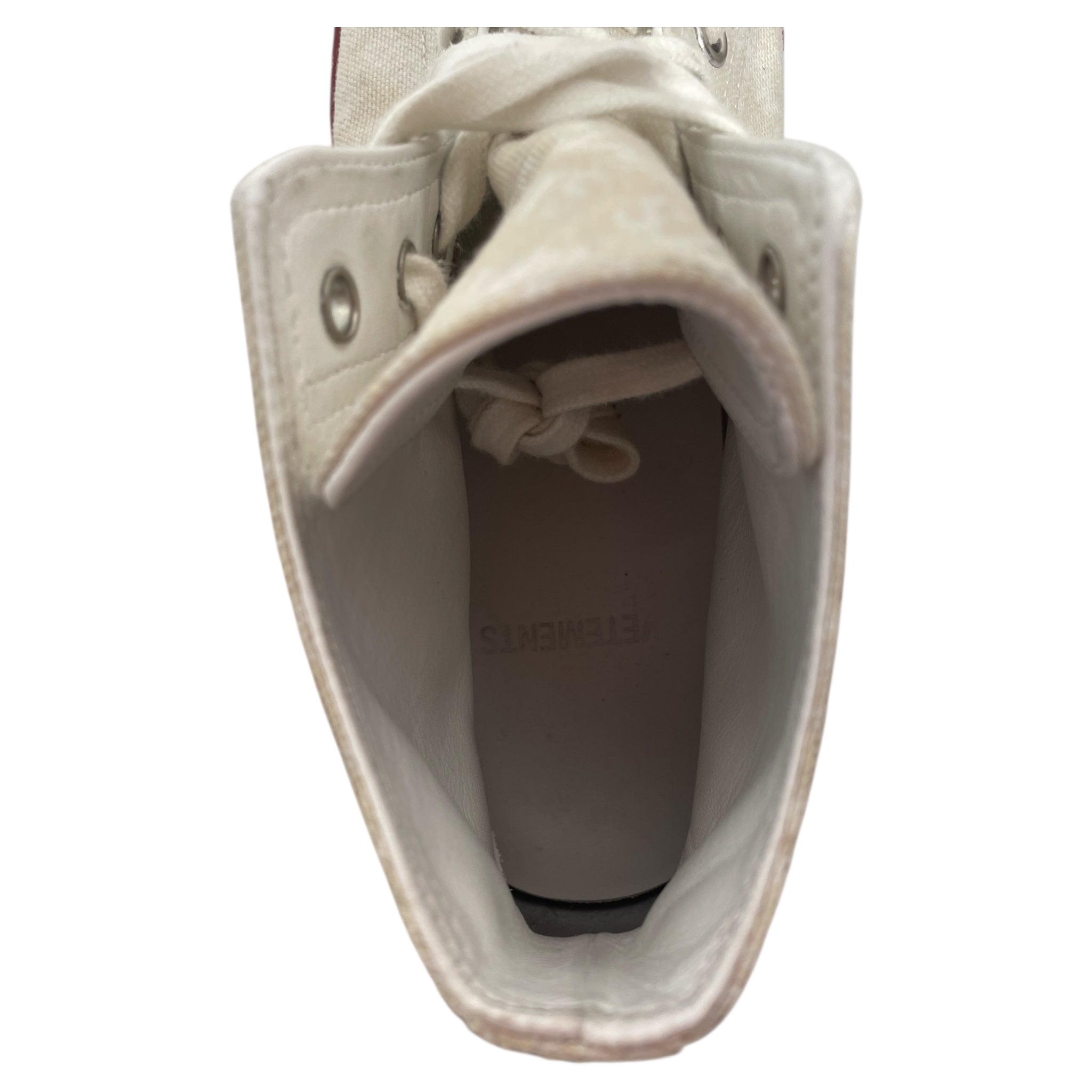 VETEMENTS/Hi-Sneakers/EU 42/All Over Print/CRM/Emoji Kissy Face Converse view 3