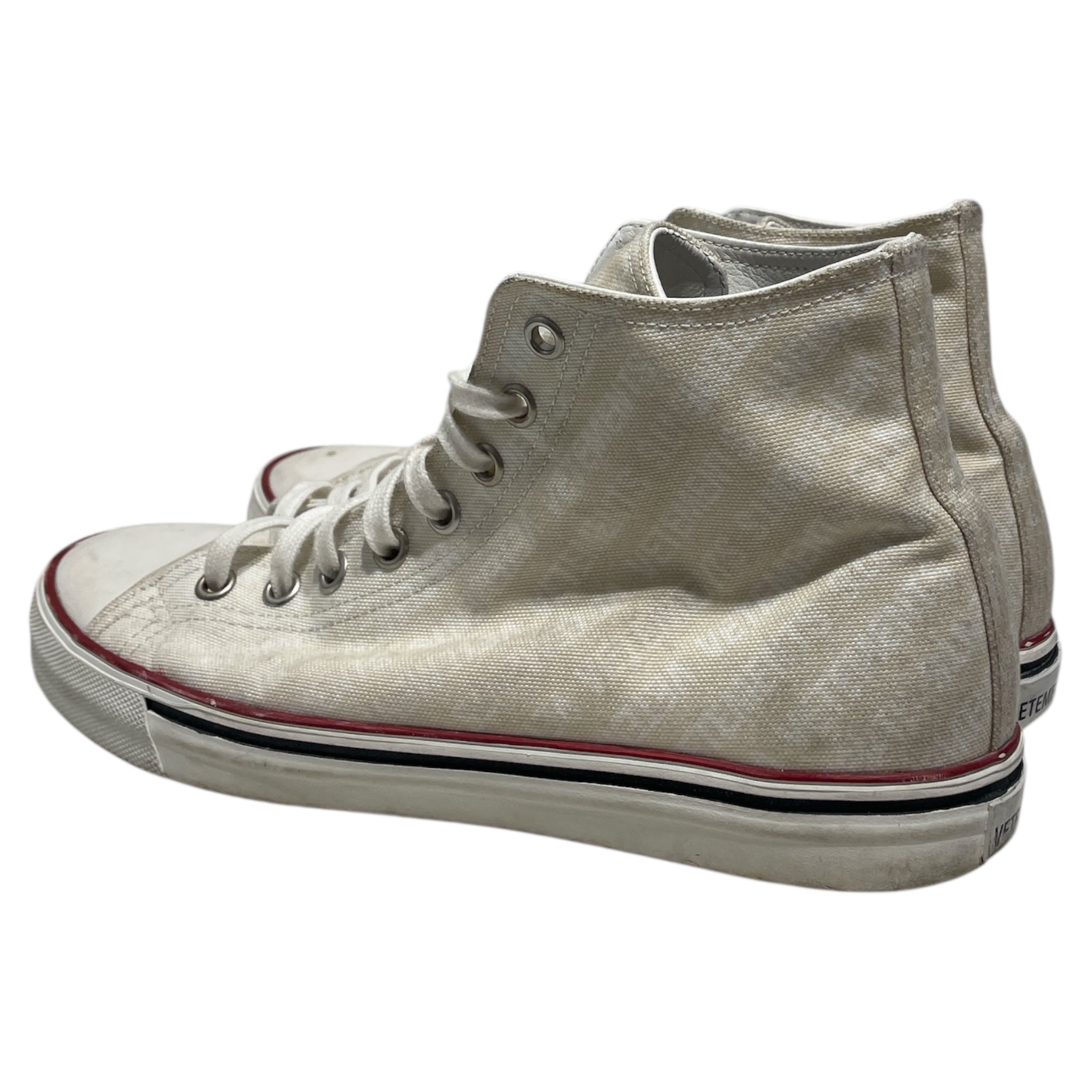 VETEMENTS/Hi-Sneakers/EU 42/All Over Print/CRM/Emoji Kissy Face Converse view 2