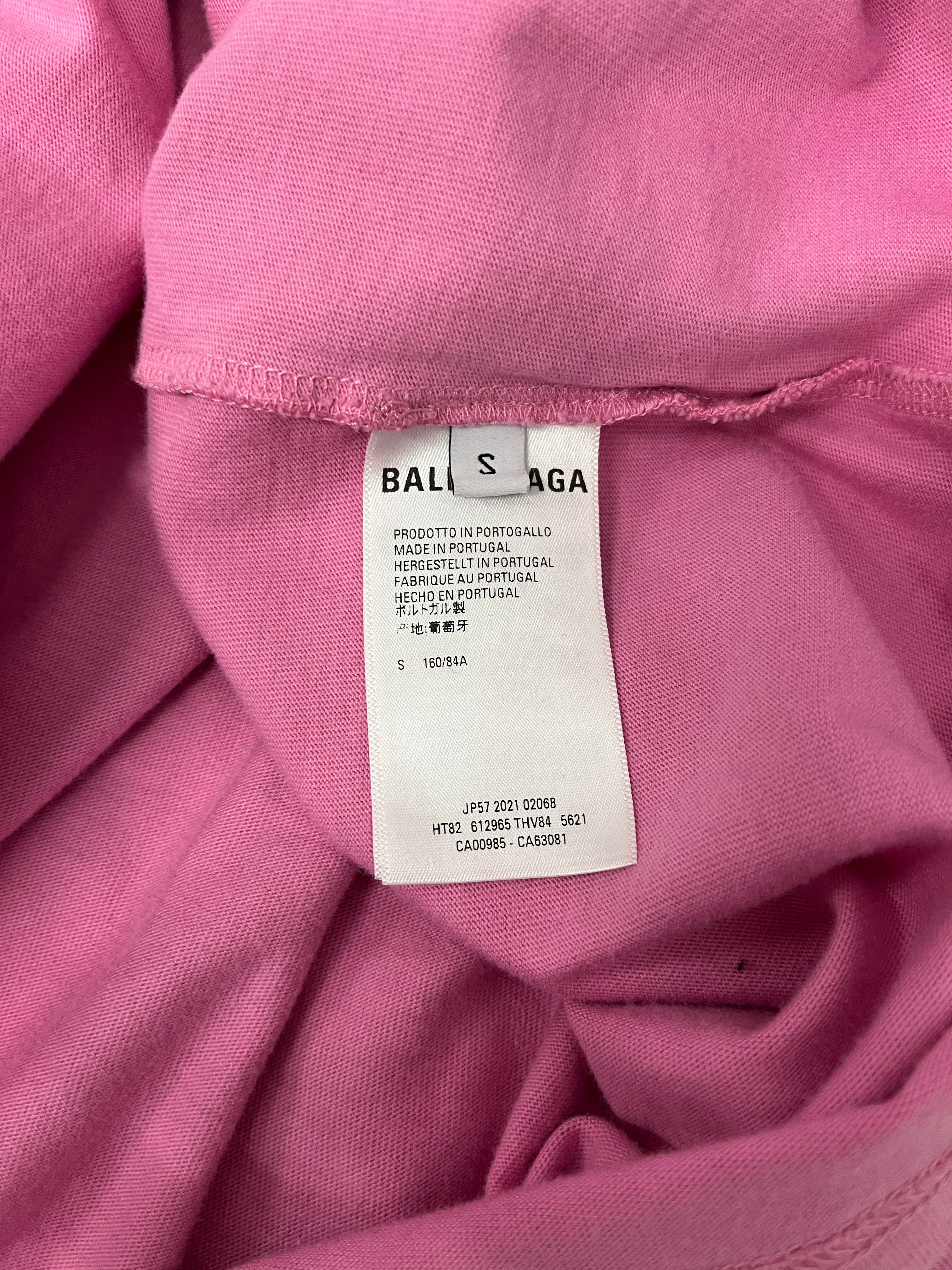BALENCIAGA/T-Shirt/S/Cotton/PNK/WORLD FOOD PROGRAMME T-SHIRT view 4