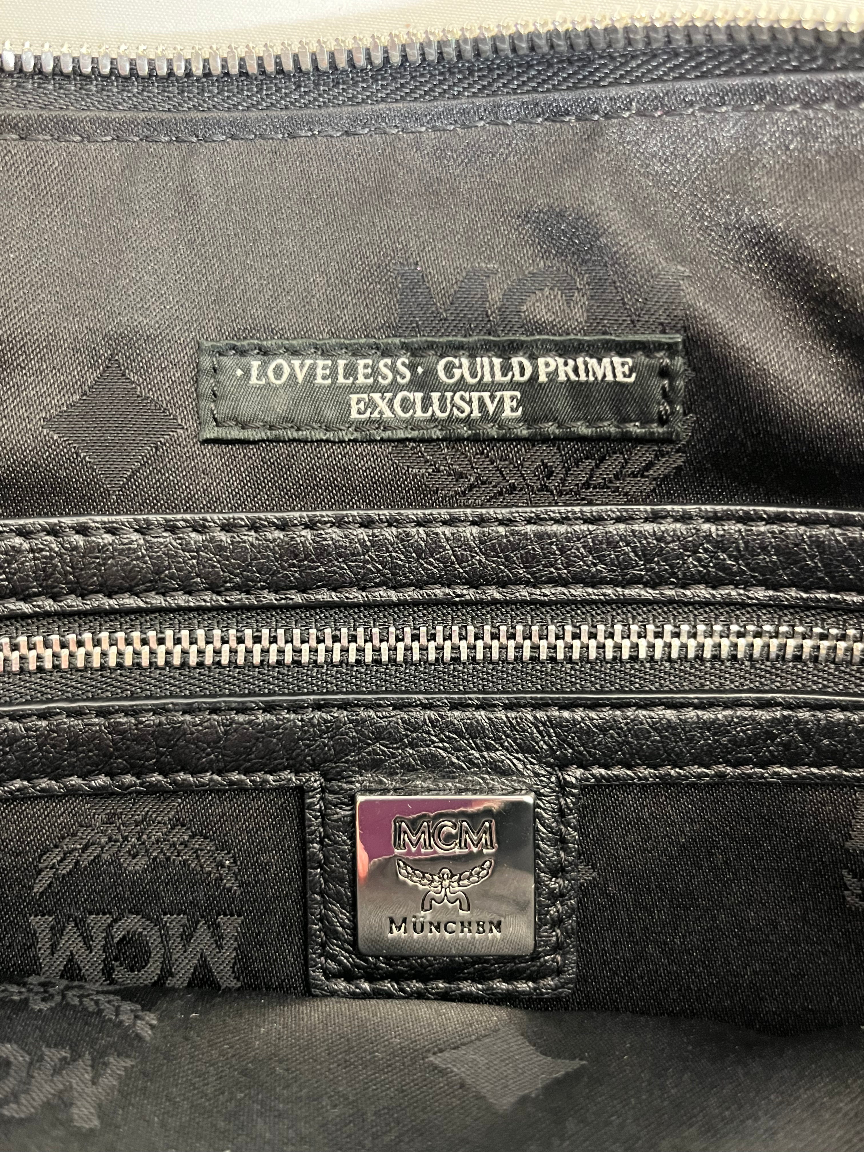 MCM/Pouch/Monogram/Leather/PNK/zipper pouch view 4