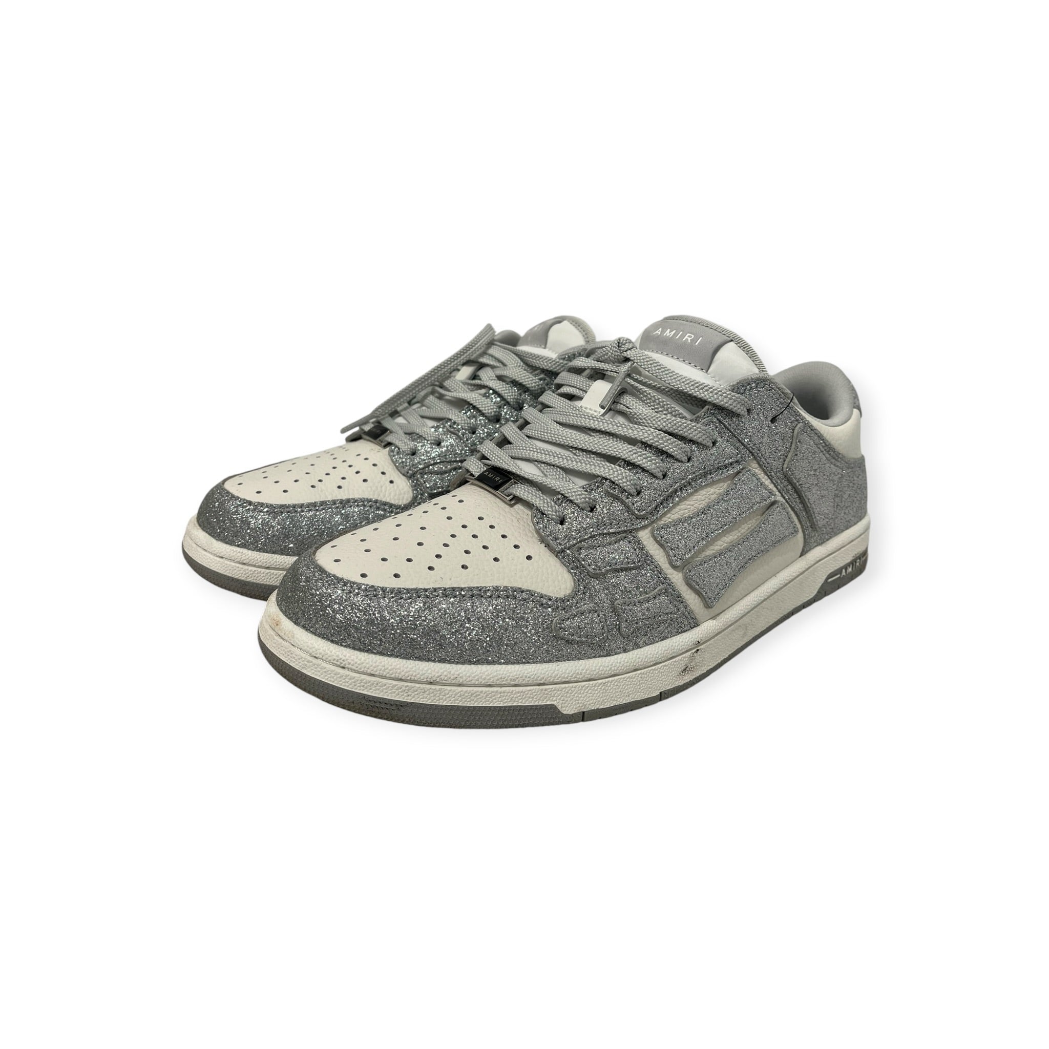 AMIRI/Low-Sneakers/US 11/SLV/AMIRI SKEL LOW SHIMMER SLVER view 1