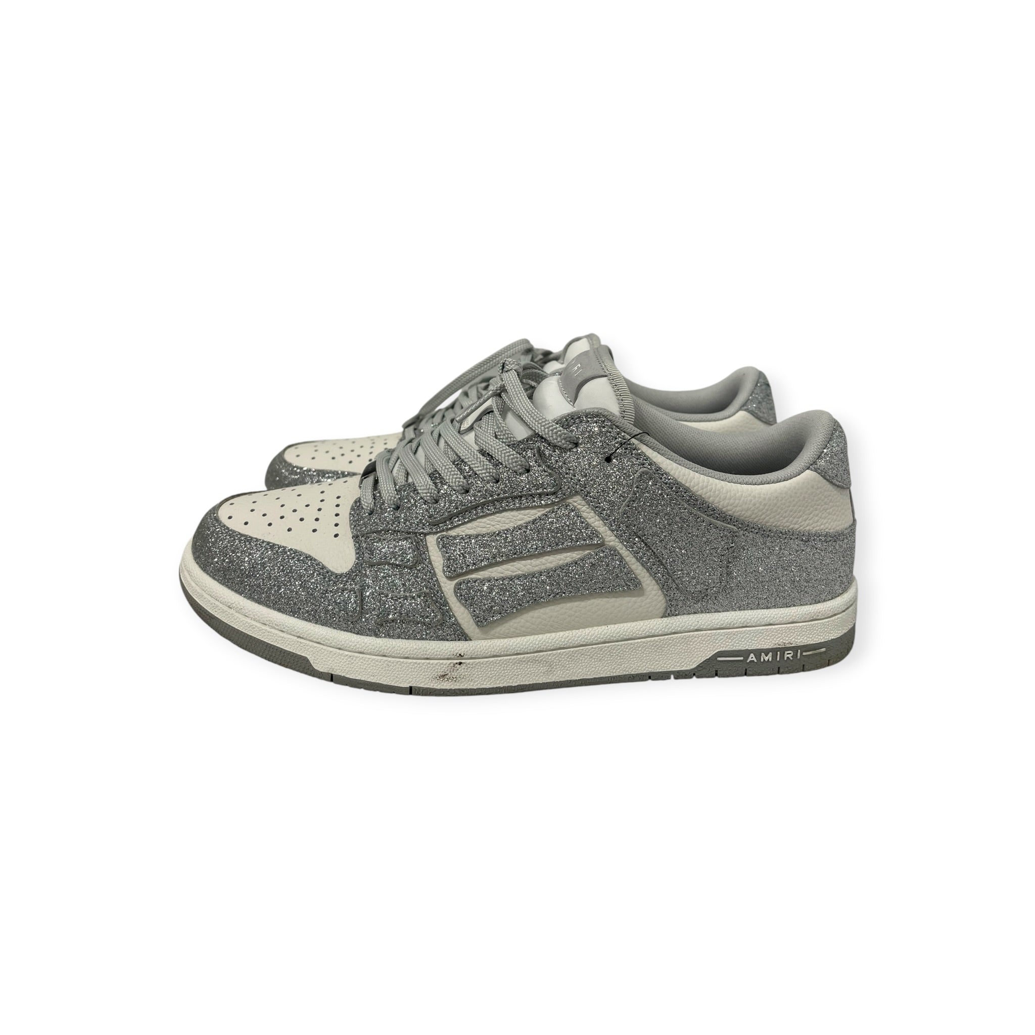 AMIRI/Low-Sneakers/US 11/SLV/AMIRI SKEL LOW SHIMMER SLVER view 2