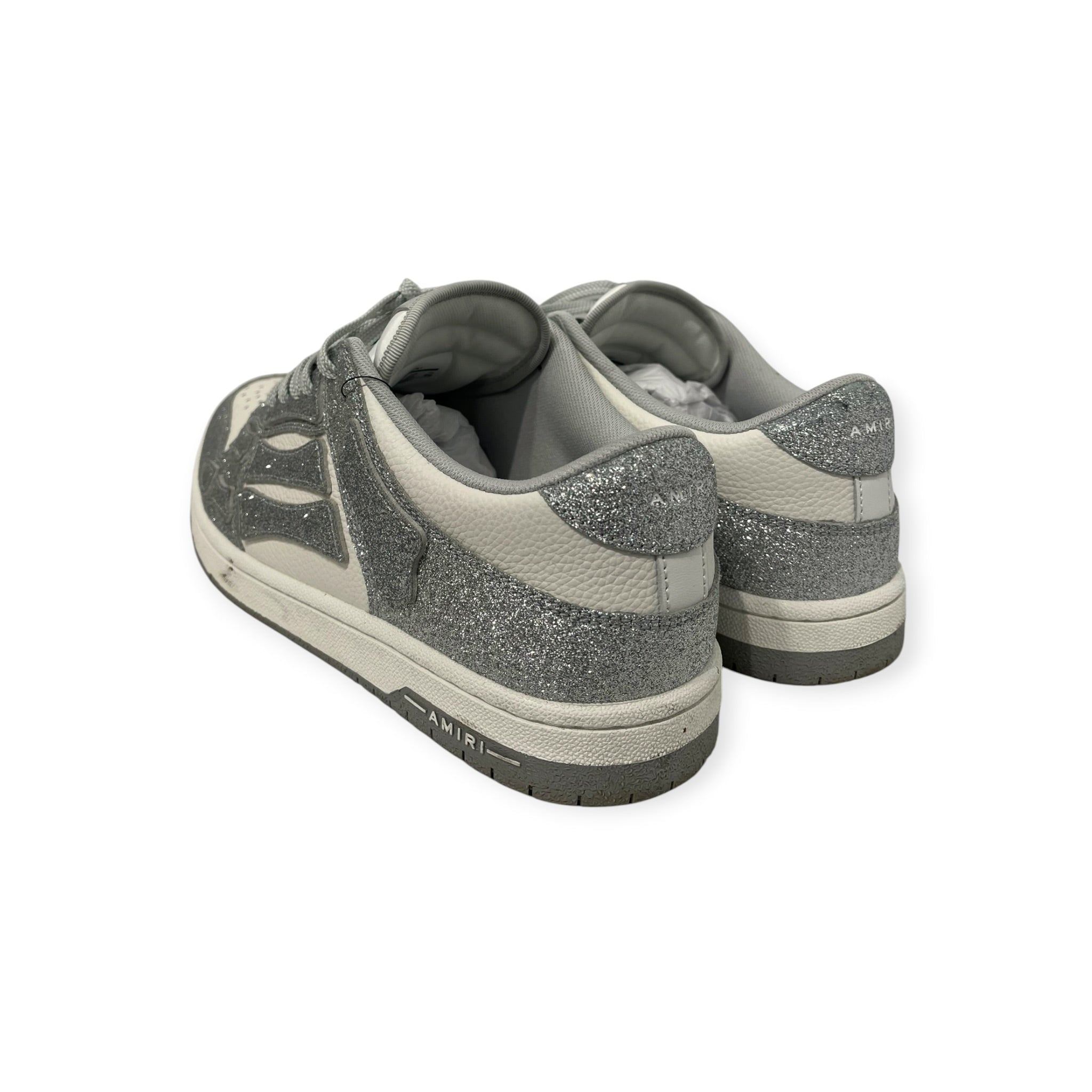 AMIRI/Low-Sneakers/US 11/SLV/AMIRI SKEL LOW SHIMMER SLVER view 3