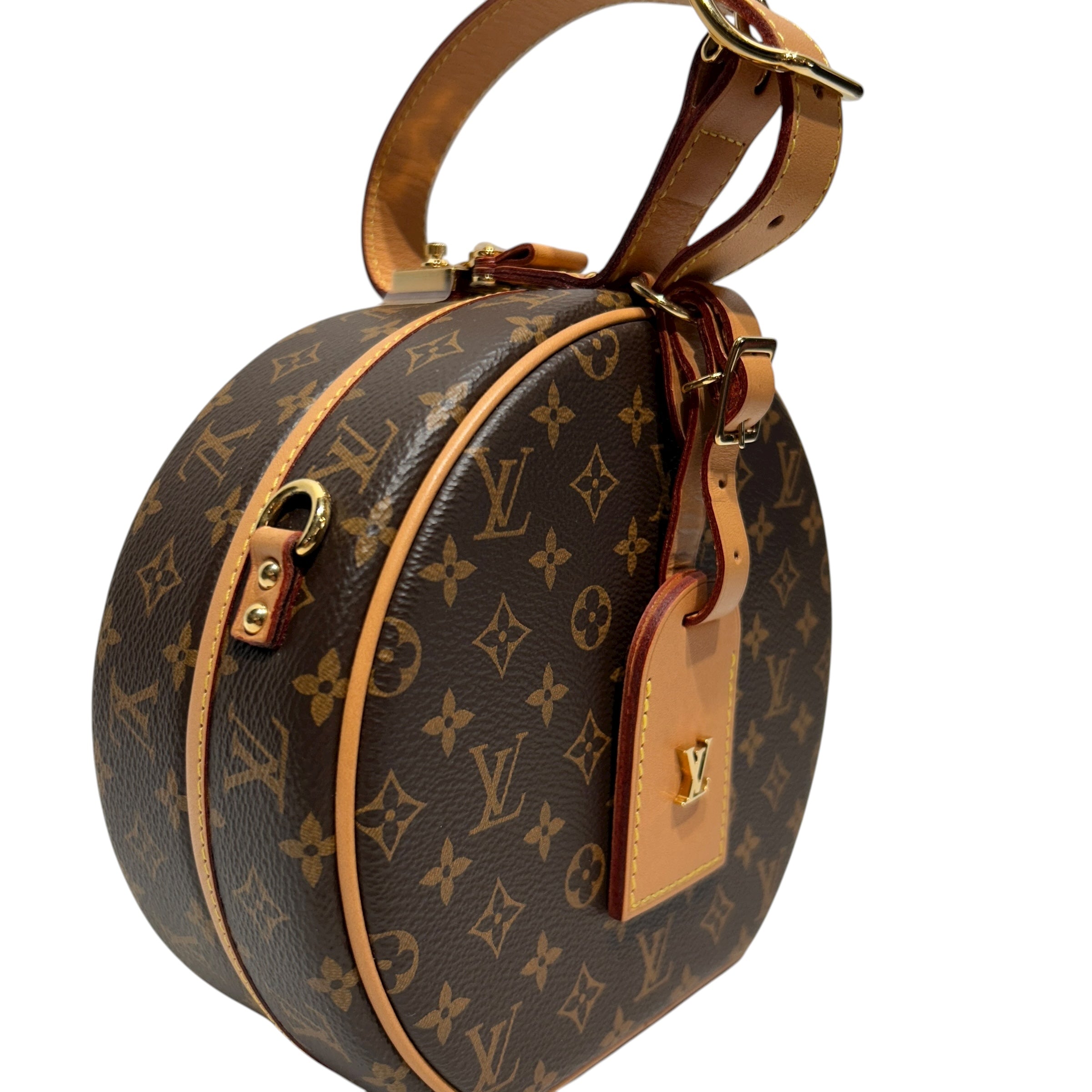 LOUIS VUITTON/Cross Body Bag/Monogram/Leather/BRW/petite boite chapeau view 6
