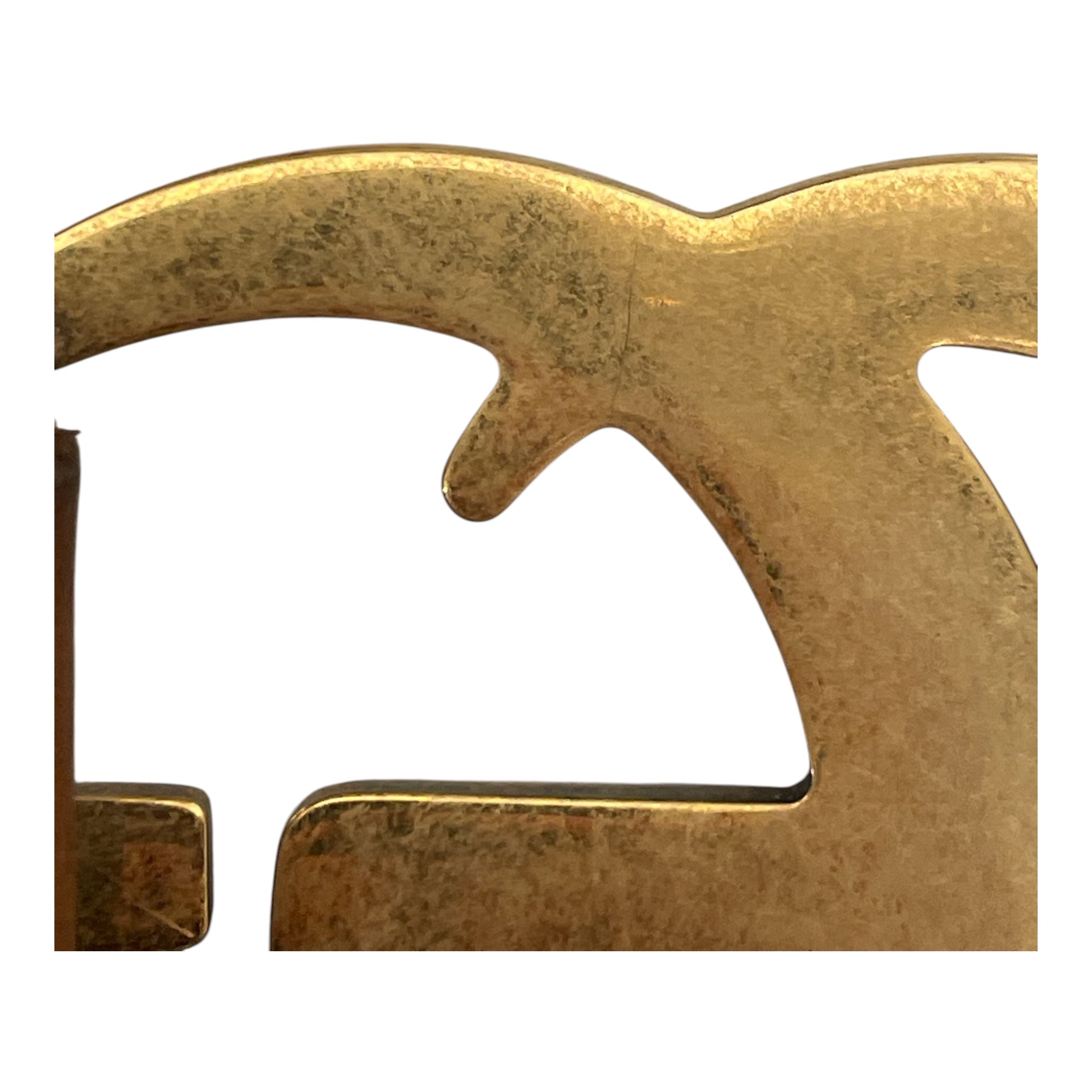 GUCCI/Belt/Leather/BRW/M's/GOLD BUCKLE view 3