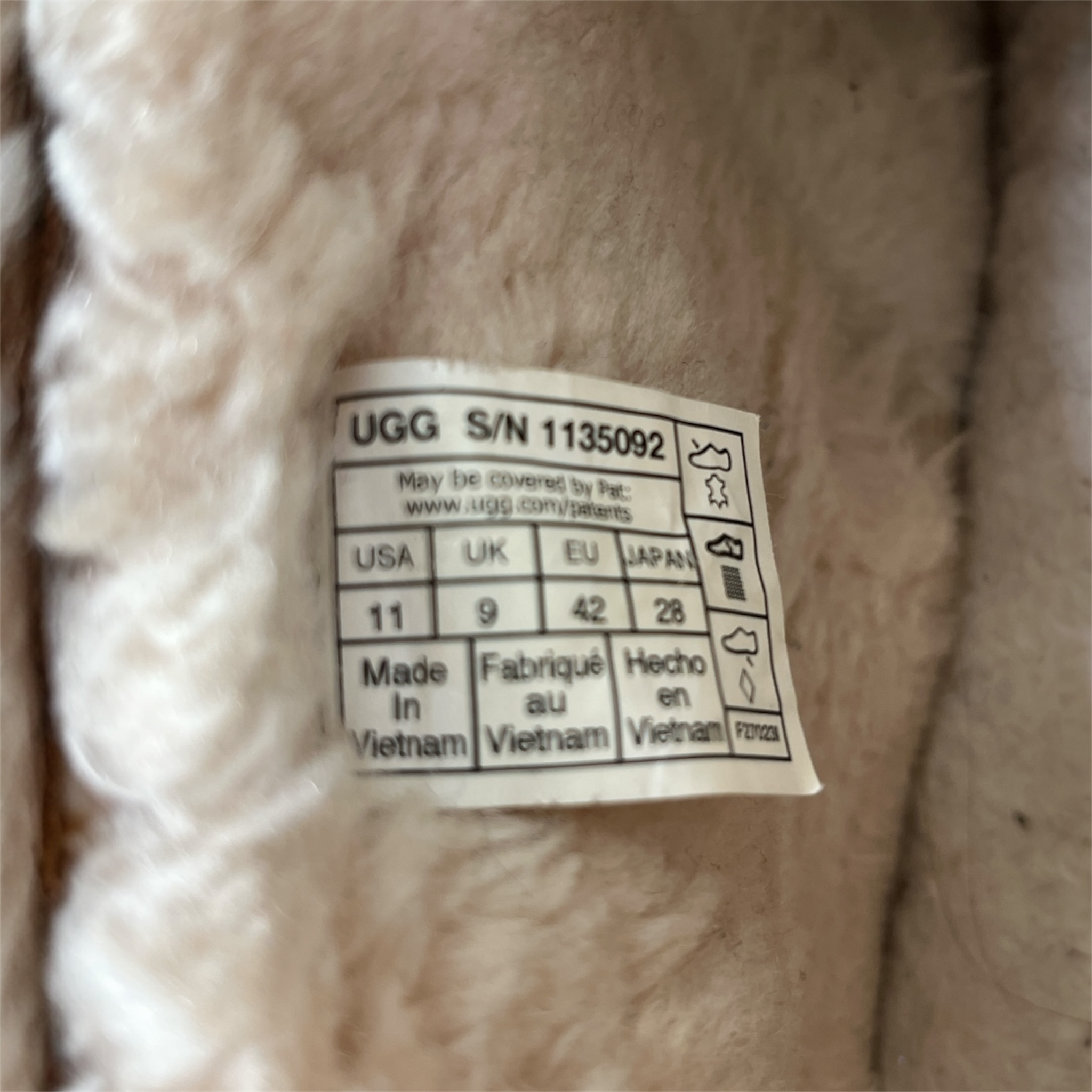 UGG australia/Shoes/US 11/CML/S/N 1135092 view 3