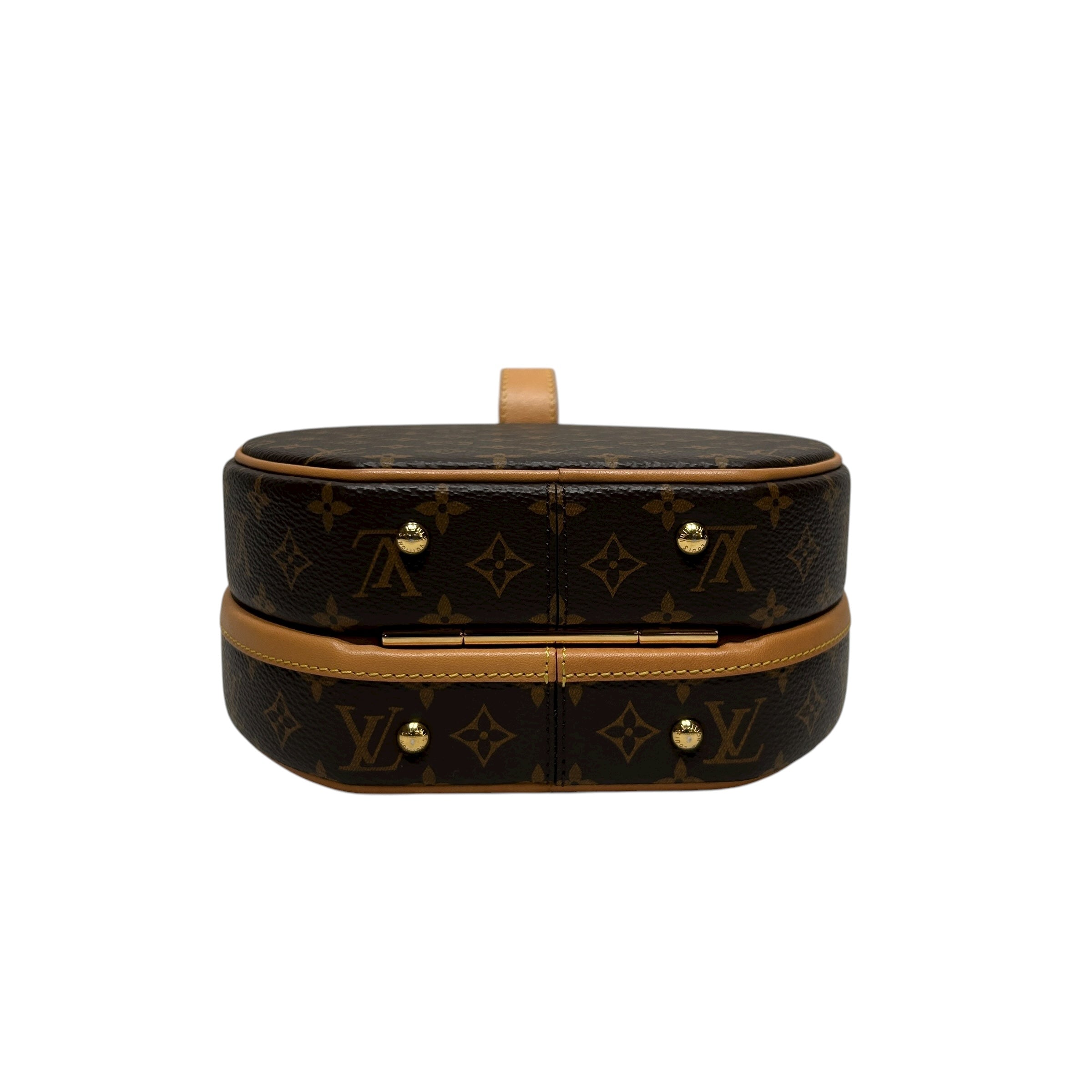 LOUIS VUITTON/Cross Body Bag/Monogram/Leather/BRW/petite boite chapeau view 3