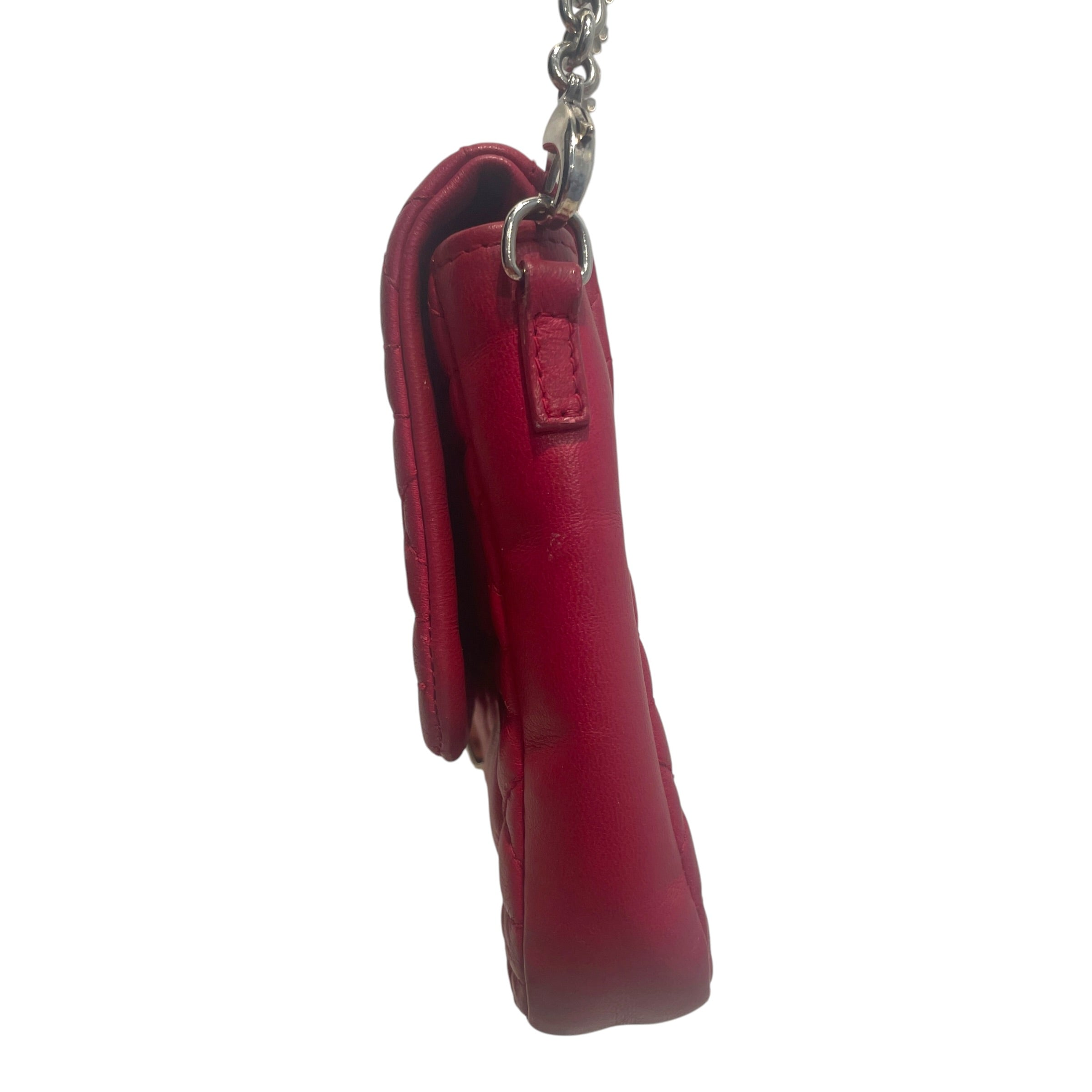 Christian Dior/Cross Body Bag/Leather/RED/Cannage Miss Dior view 3