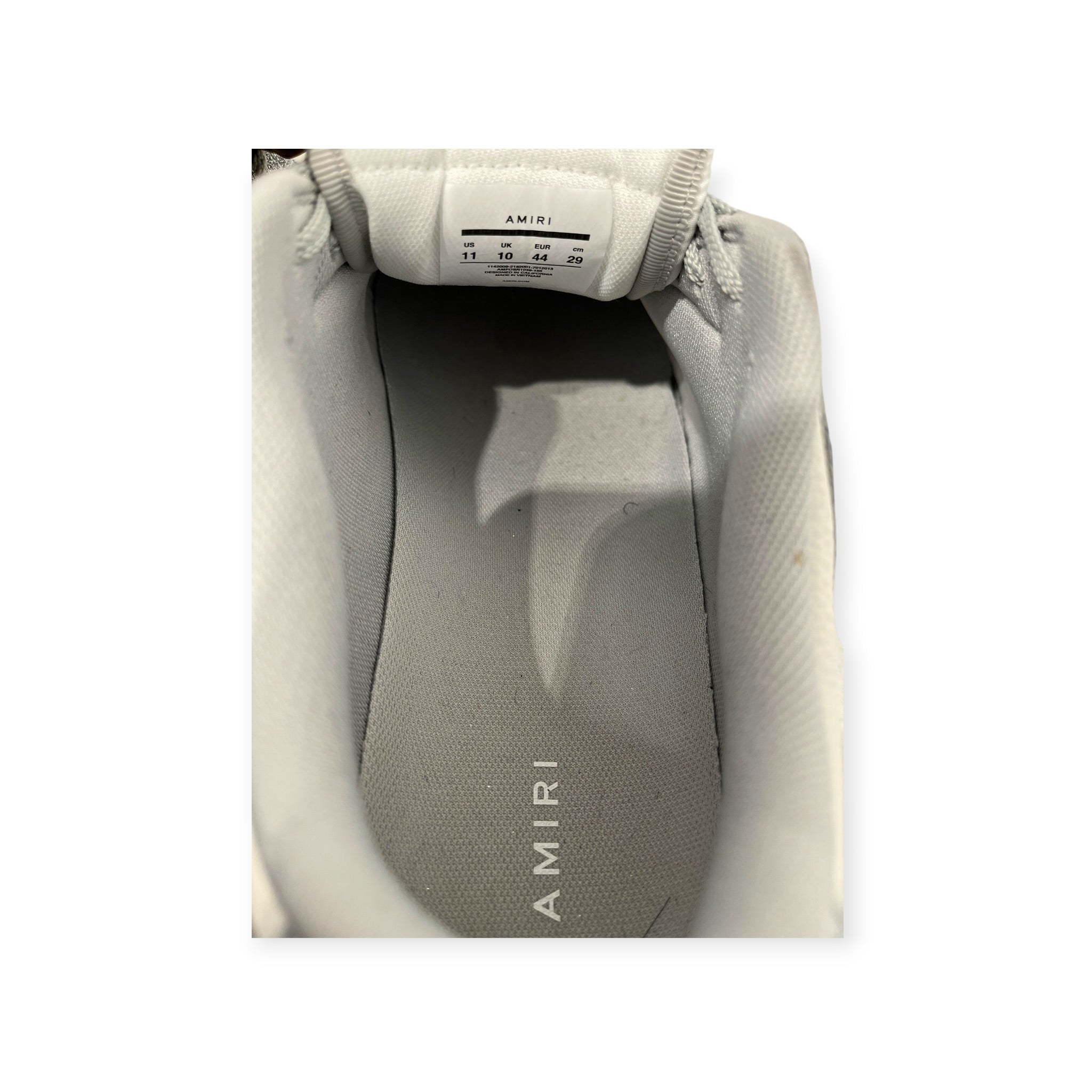 AMIRI/Low-Sneakers/US 11/SLV/AMIRI SKEL LOW SHIMMER SLVER view 9
