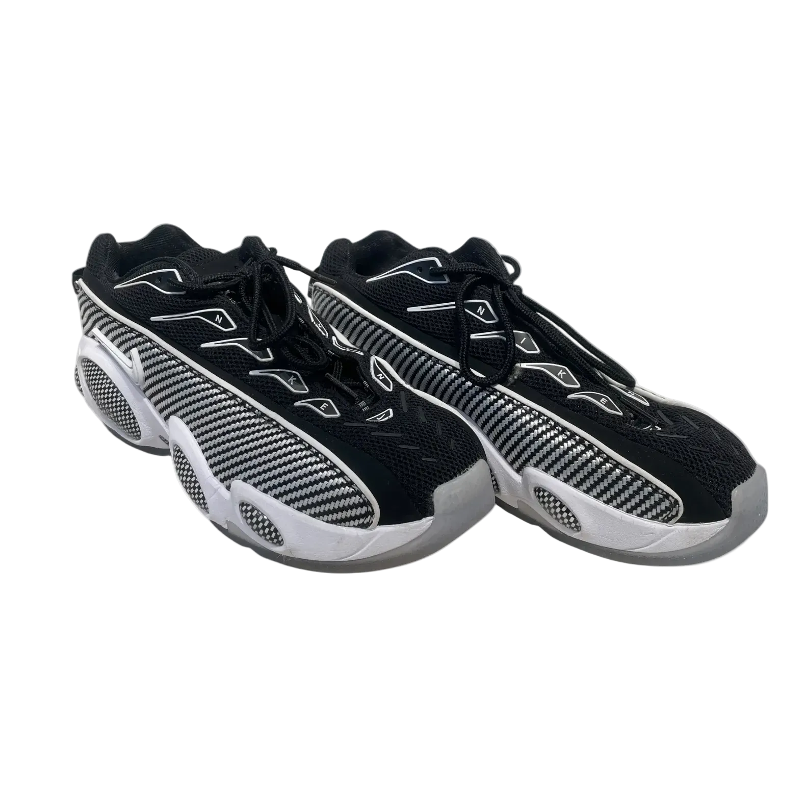 NIKE/Low-Sneakers/US 8.5/Stripe/Cotton/BLK/notca 1 view 1