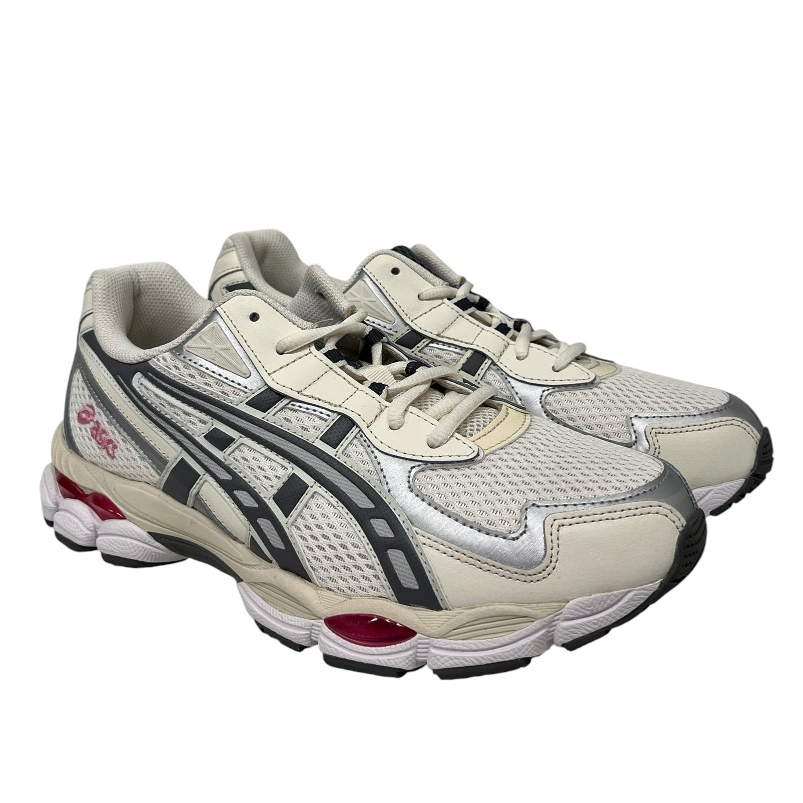 ASICS/Low-Sneakers/US 9/Stripe/Polyester/WHT/GEL NYC 2055 CREAM CARBON view 1