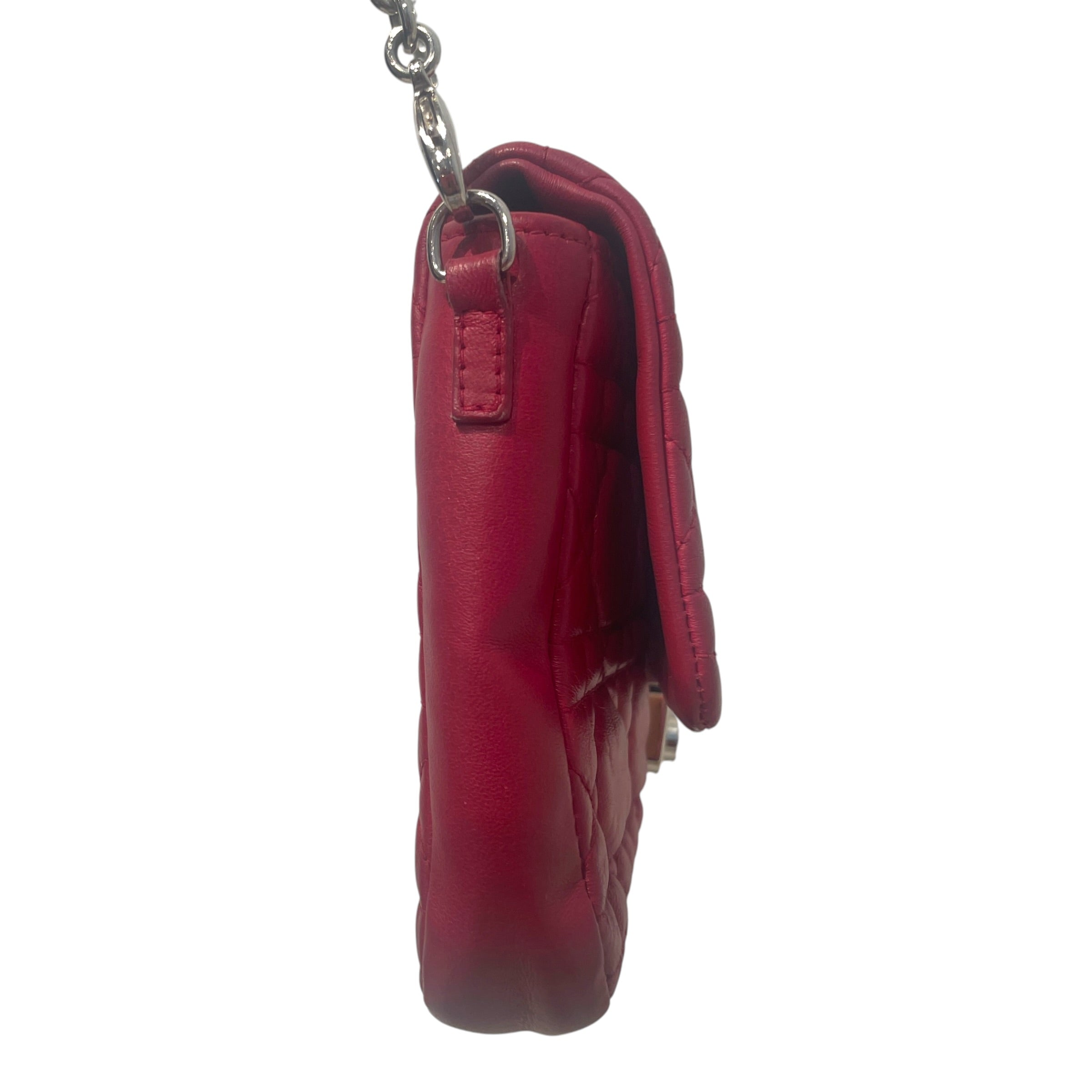 Christian Dior/Cross Body Bag/Leather/RED/Cannage Miss Dior view 5