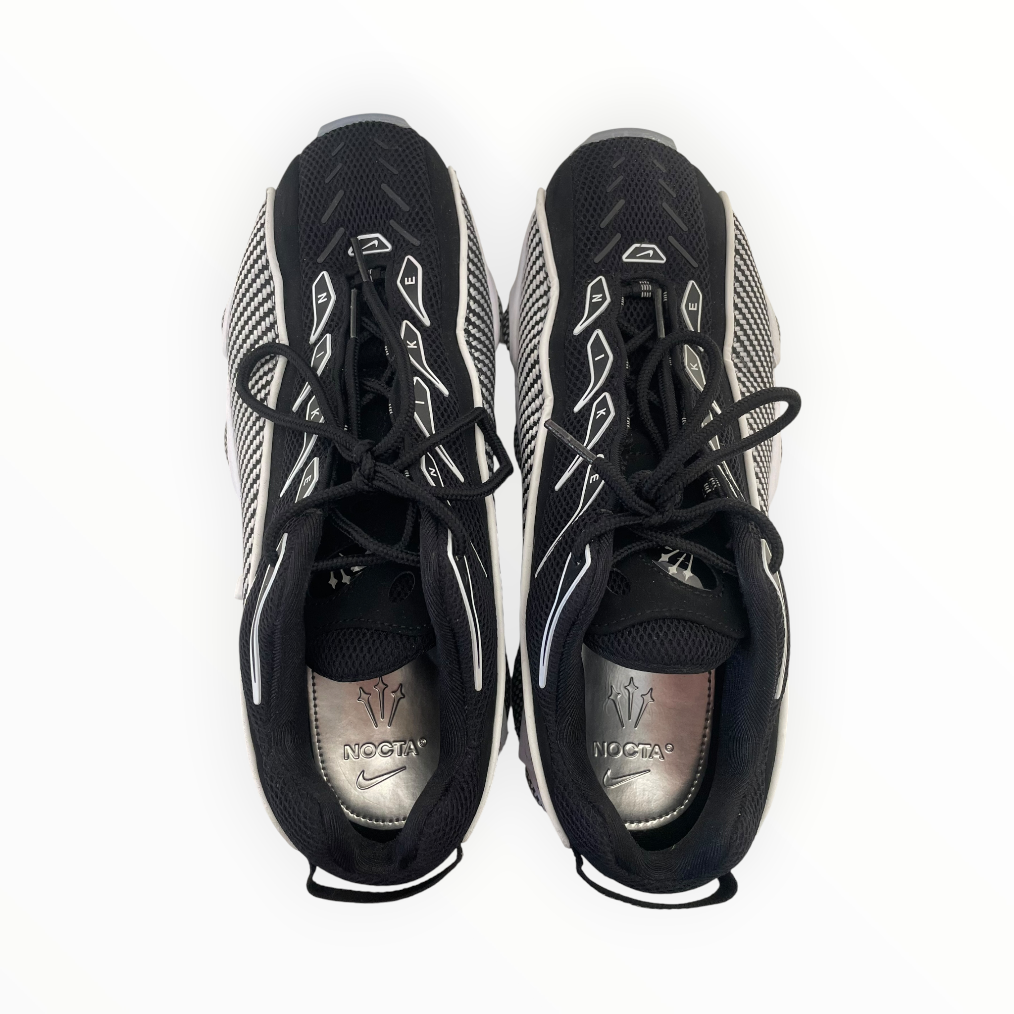 NIKE/Low-Sneakers/US 8.5/Stripe/Cotton/BLK/notca 1 view 3