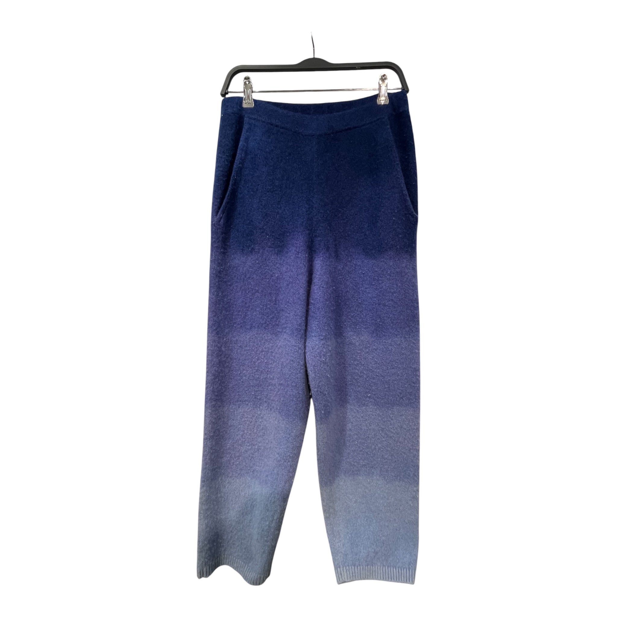 The Elder Statesman/Straight Pants/XL/Stripe/Cashmere/BLU/148931 blue gradient sweatpant view 1