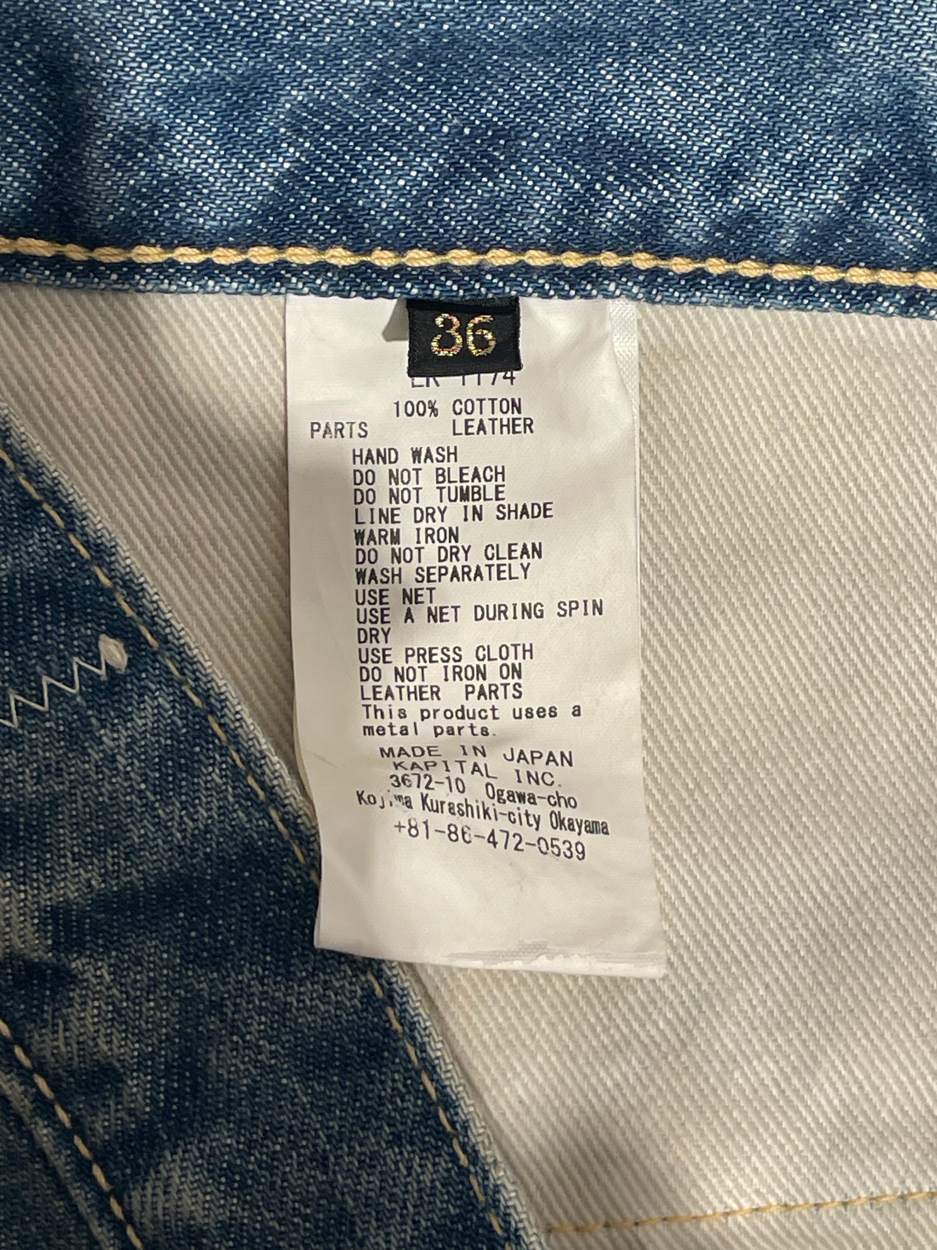KAPITAL/Pants/36/Denim/BLU/"Monkey Cisco Denim" view 4