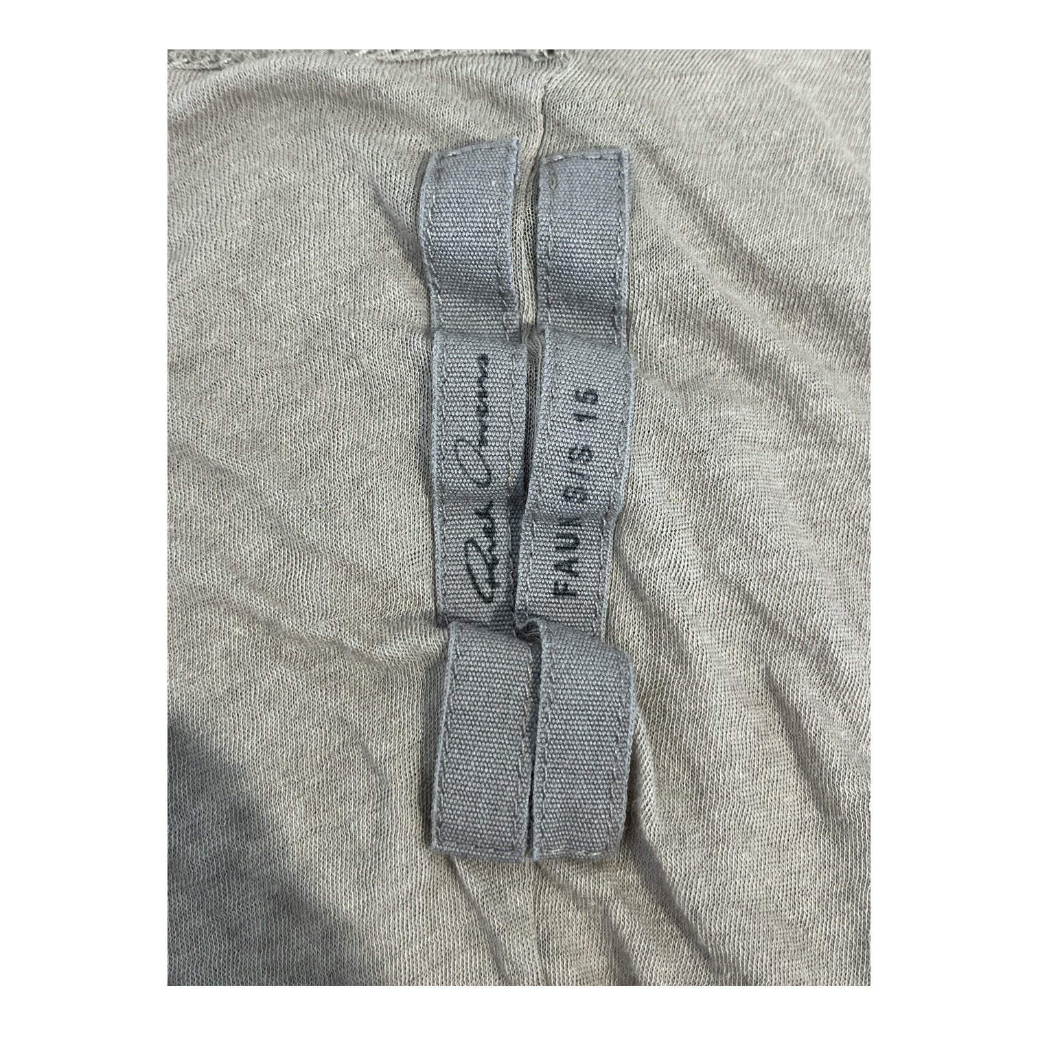 Rick Owens/T-Shirt/L/Cotton/BEG/faun ss 15 double layer tee view 3