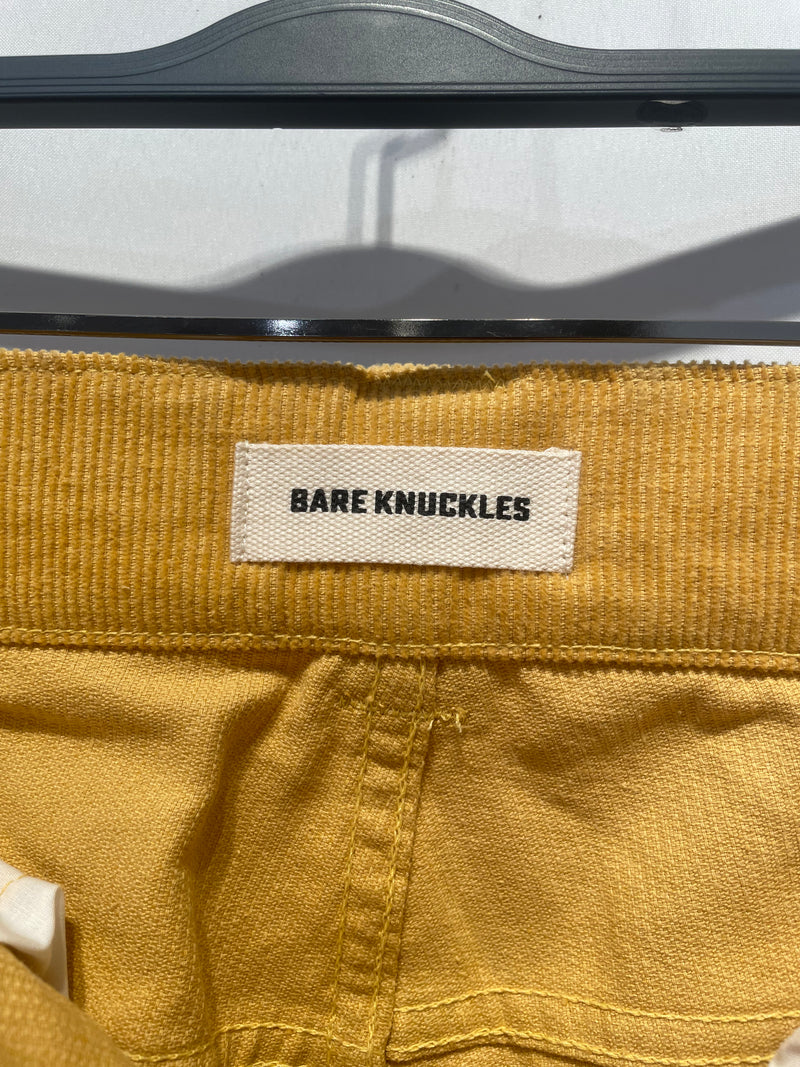 BARE KNUCKLES/Bootcut Pants/25/Corduroy/YEL/
