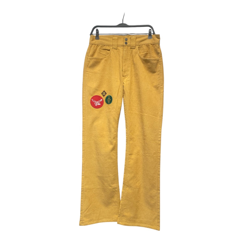 BARE KNUCKLES/Bootcut Pants/25/Corduroy/YEL/