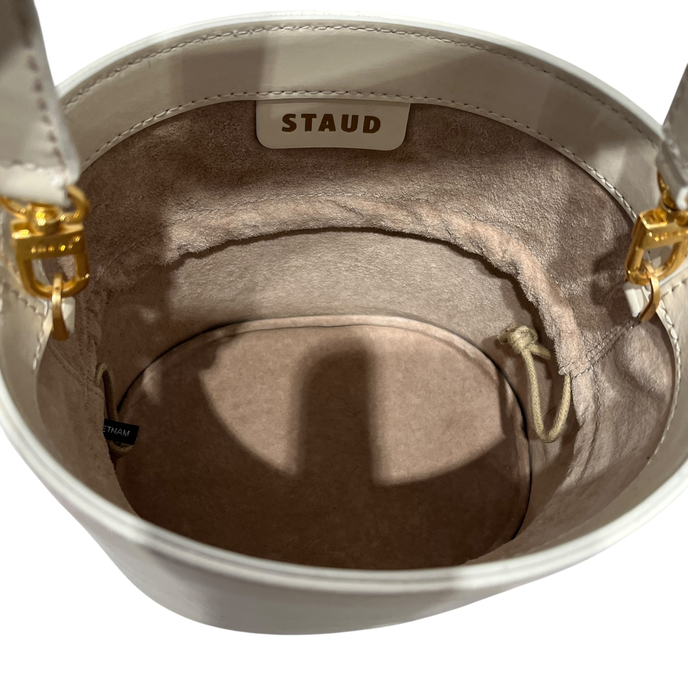 STAUD/Cross Body Bag/Leather/CRM/TOP HANDLE BUCKET BAG view 4