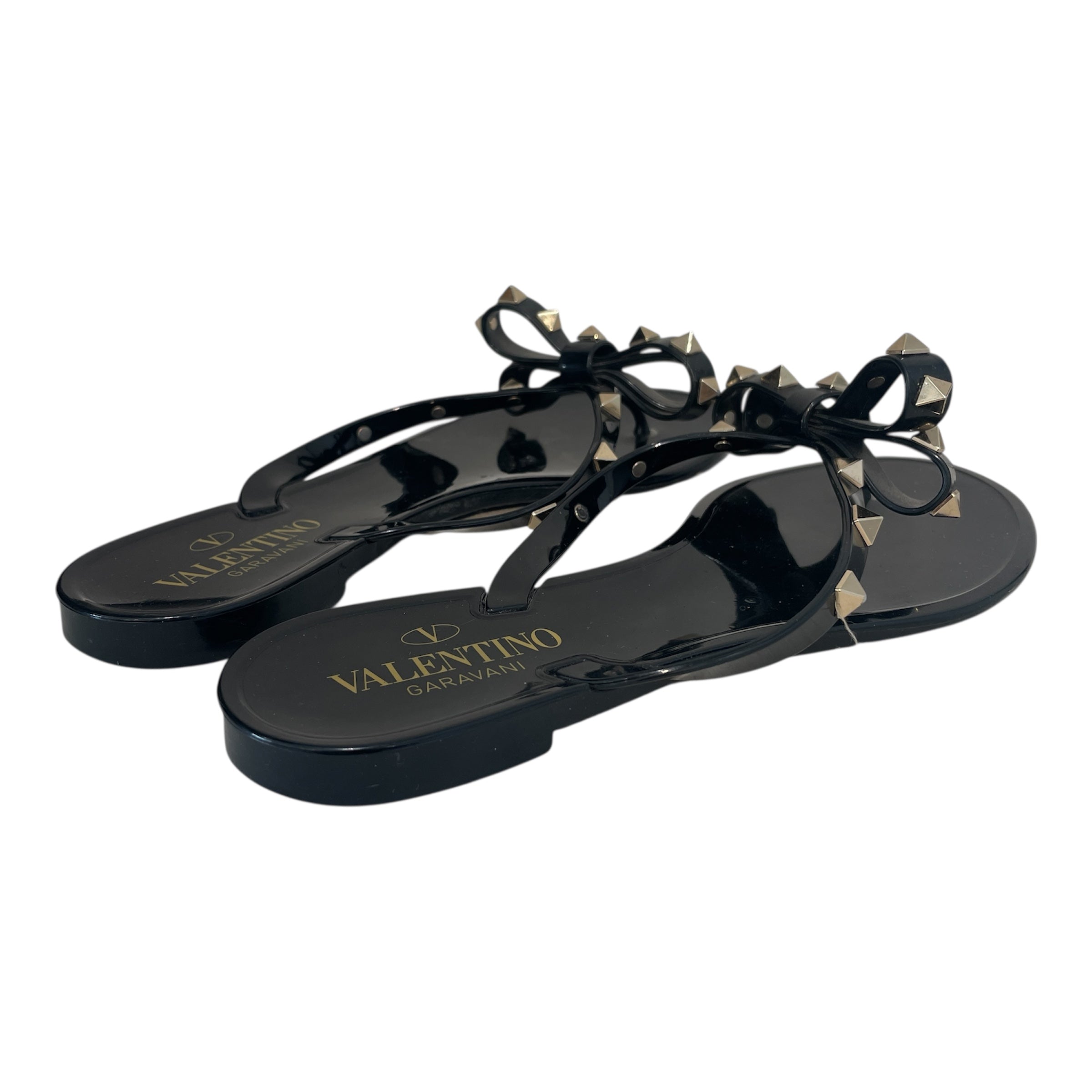 VALENTINO/Sandals/EU 37/BLK/Studed Ankles view 2