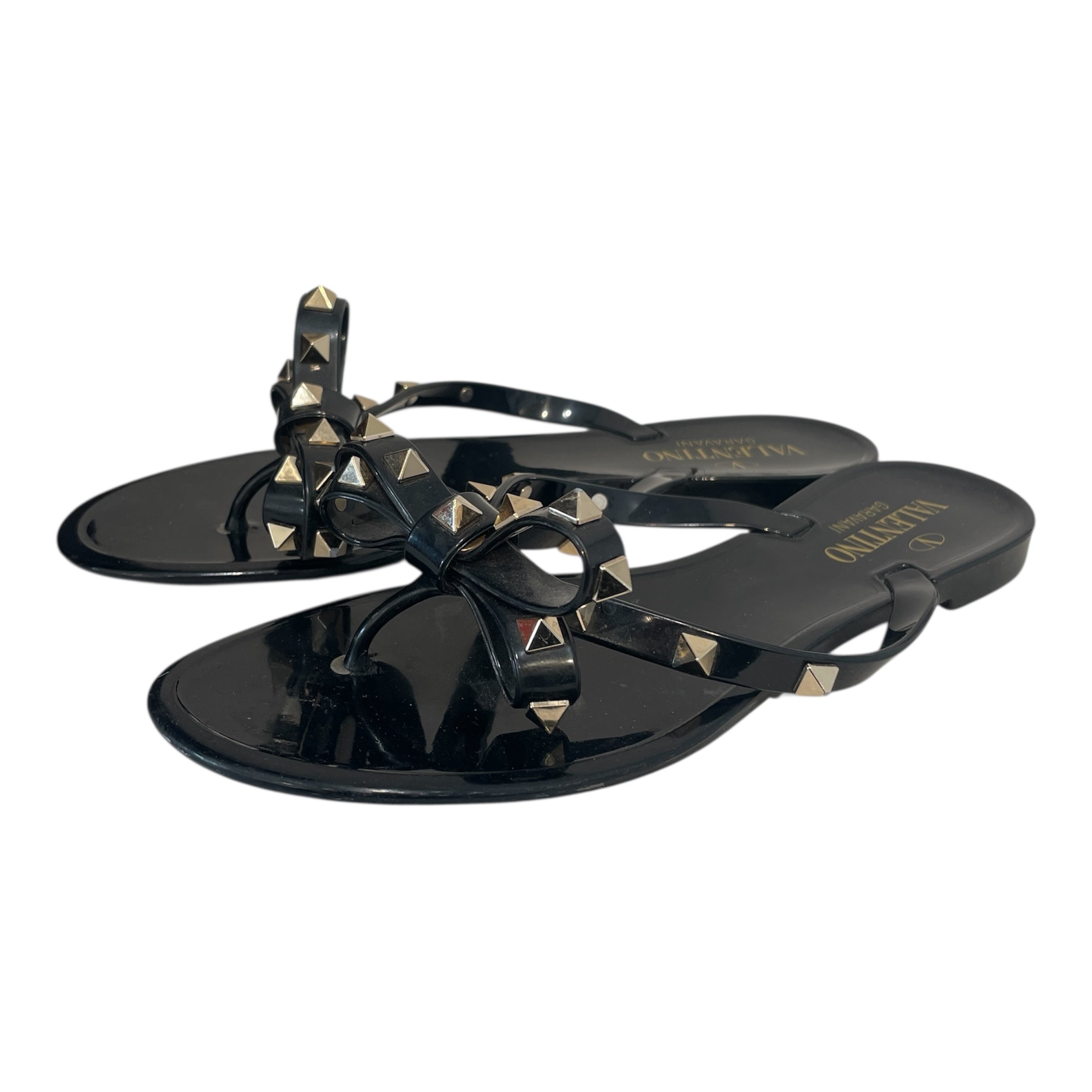 VALENTINO/Sandals/EU 37/BLK/Studed Ankles view 3