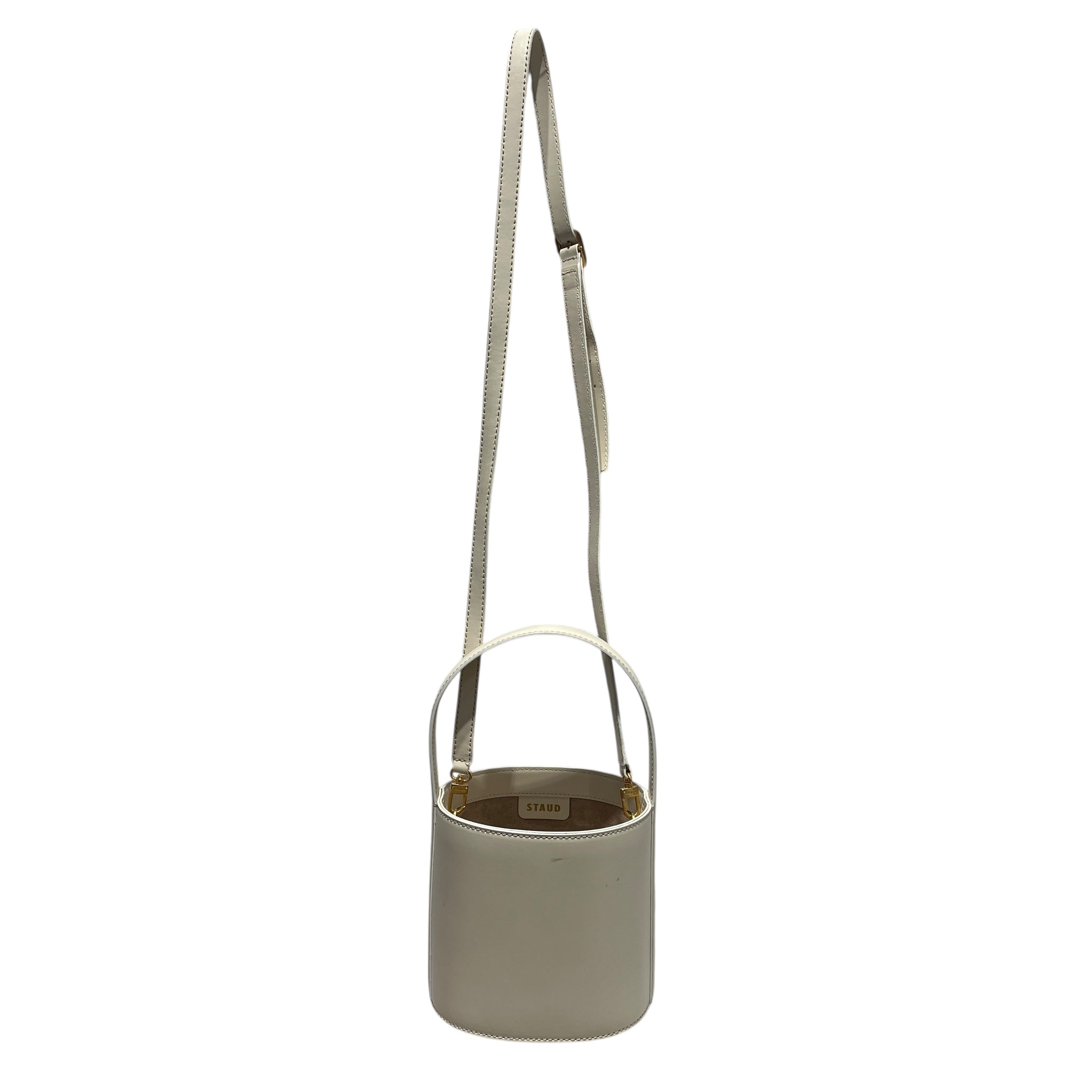 STAUD/Cross Body Bag/Leather/CRM/TOP HANDLE BUCKET BAG view 2