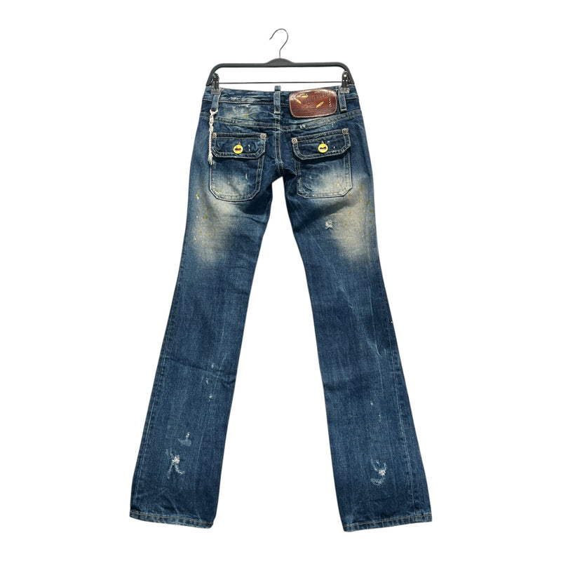 DSQUARED2/Bottoms/38/Denim/BLU/yellow buttons