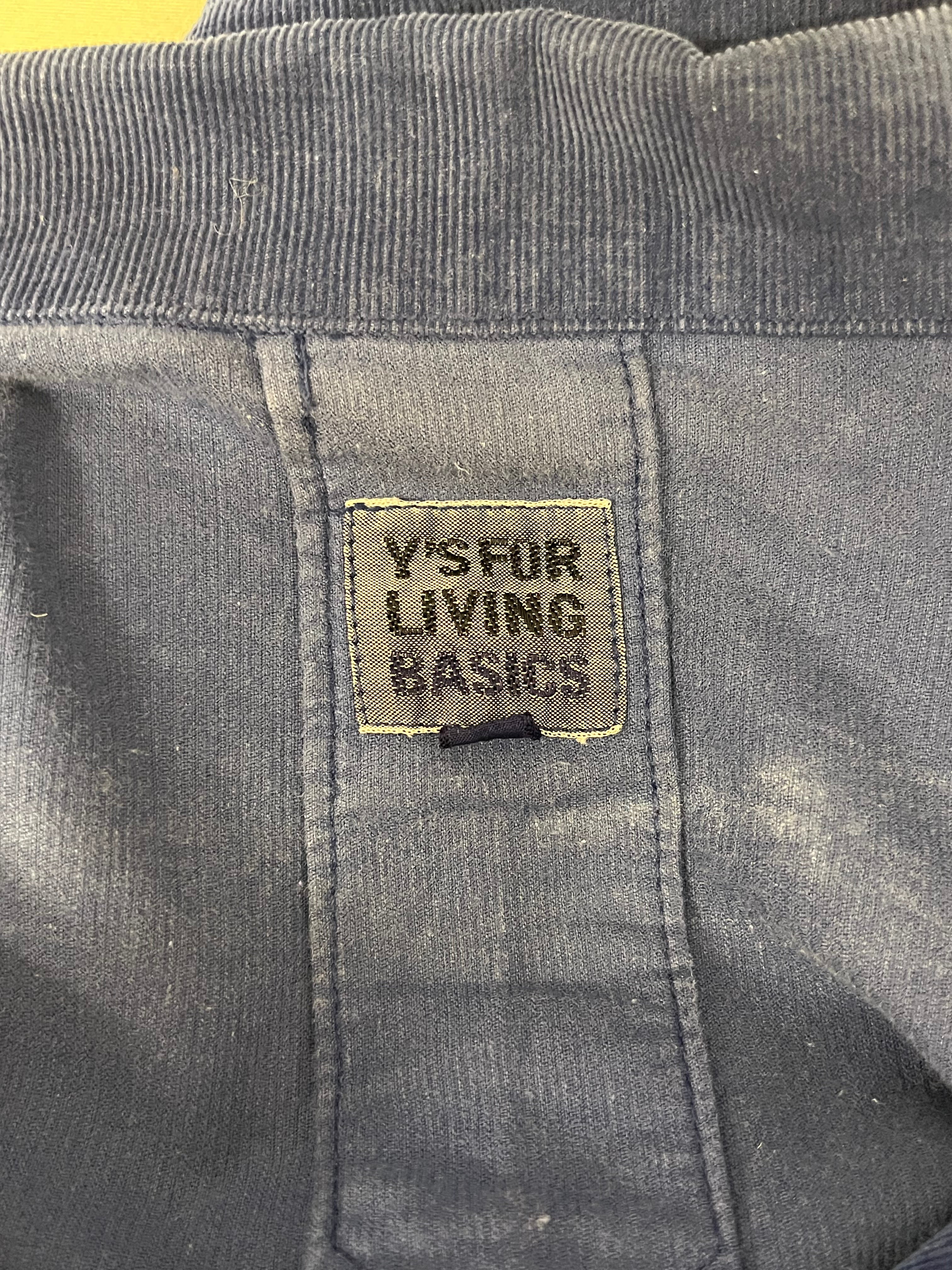 Y's/LS T-Shirt/L/Cotton/IDG/CORDUROY HALF ZIP view 3