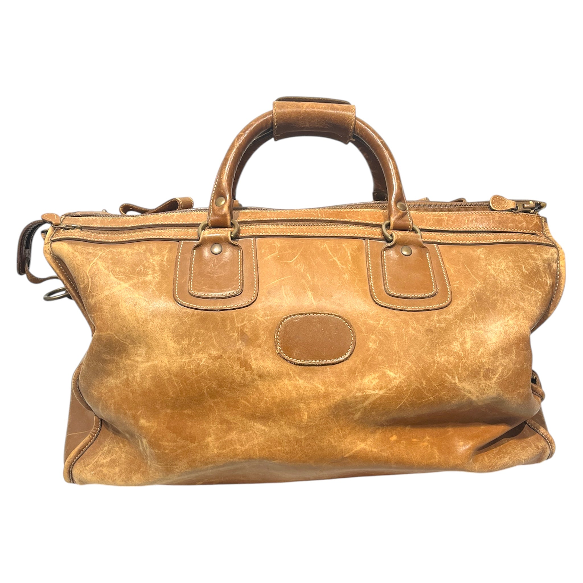 GHURKA/Bag/Leather/BRW/TAN DUFFLE BAG view 2
