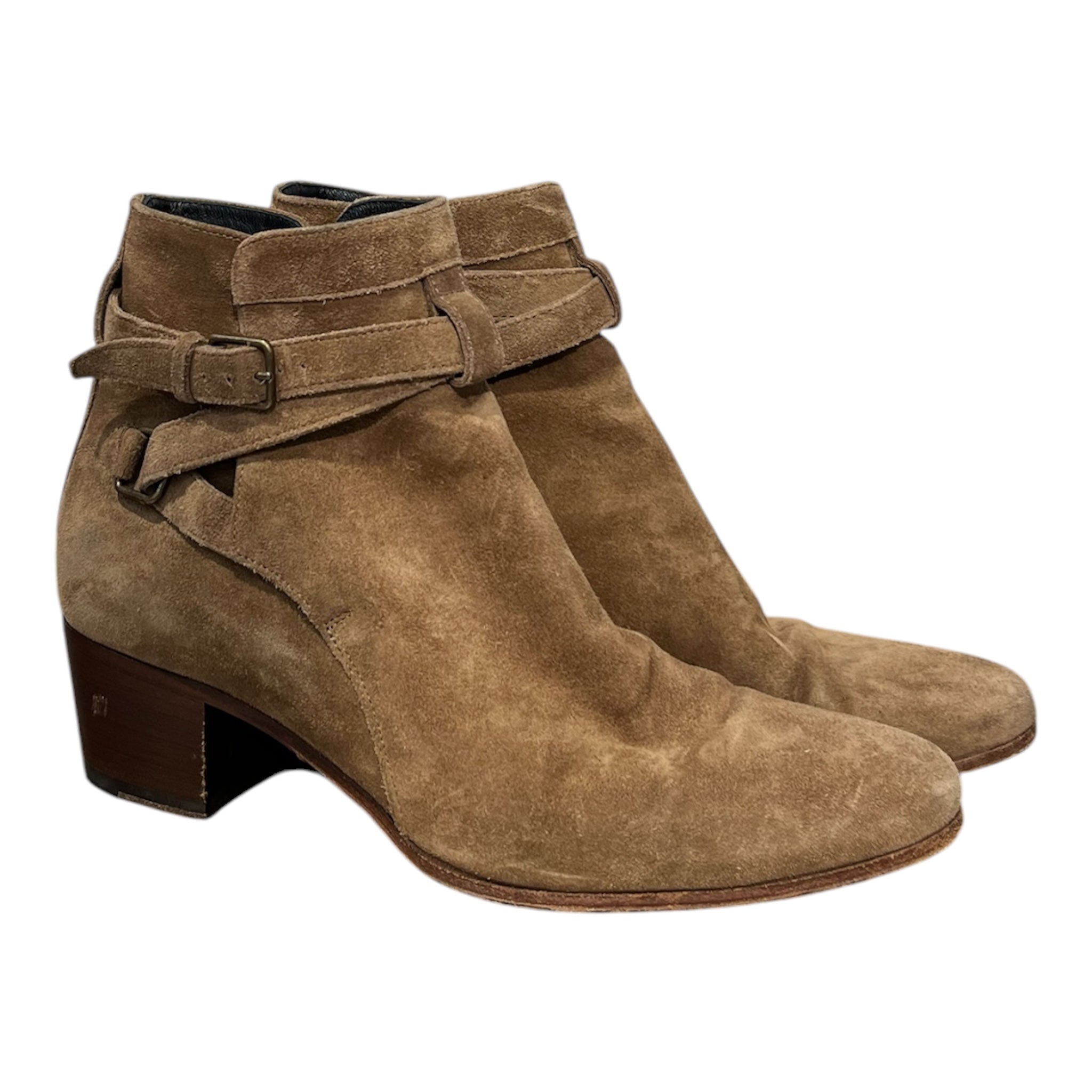 SAINT LAURENT/Booties/EU 34.5/Suede/CML/DY31623737 view 1