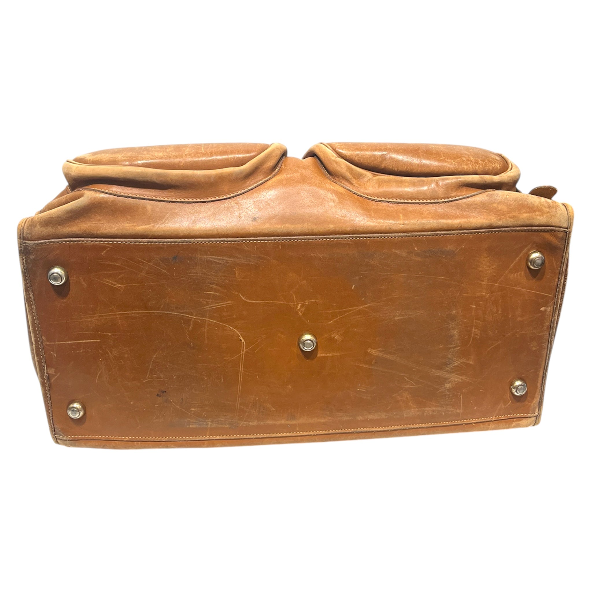 GHURKA/Bag/Leather/BRW/TAN DUFFLE BAG view 3