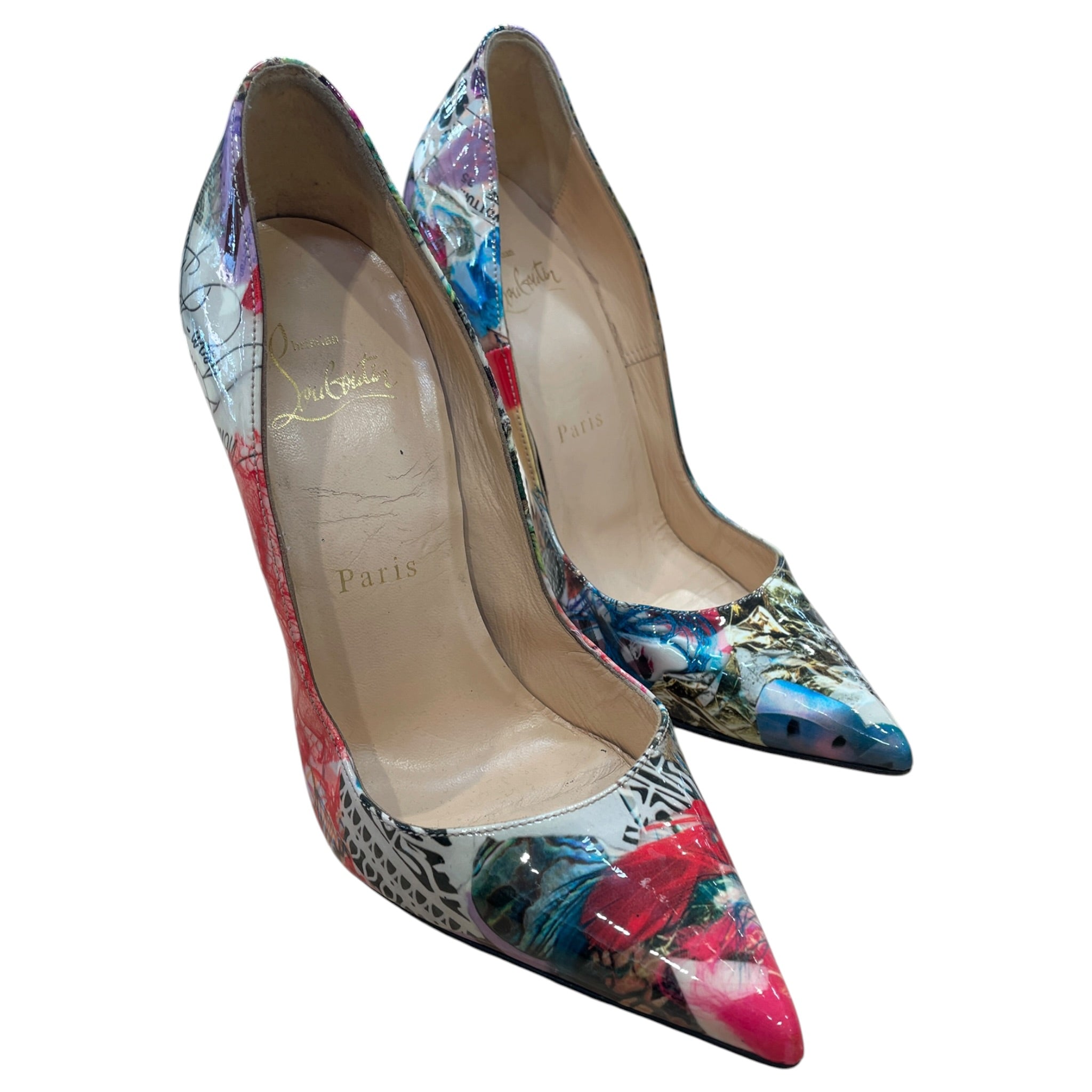 Christian Louboutin/Heels/EU 35.5/All Over Print/Leather/MLT/ view 1